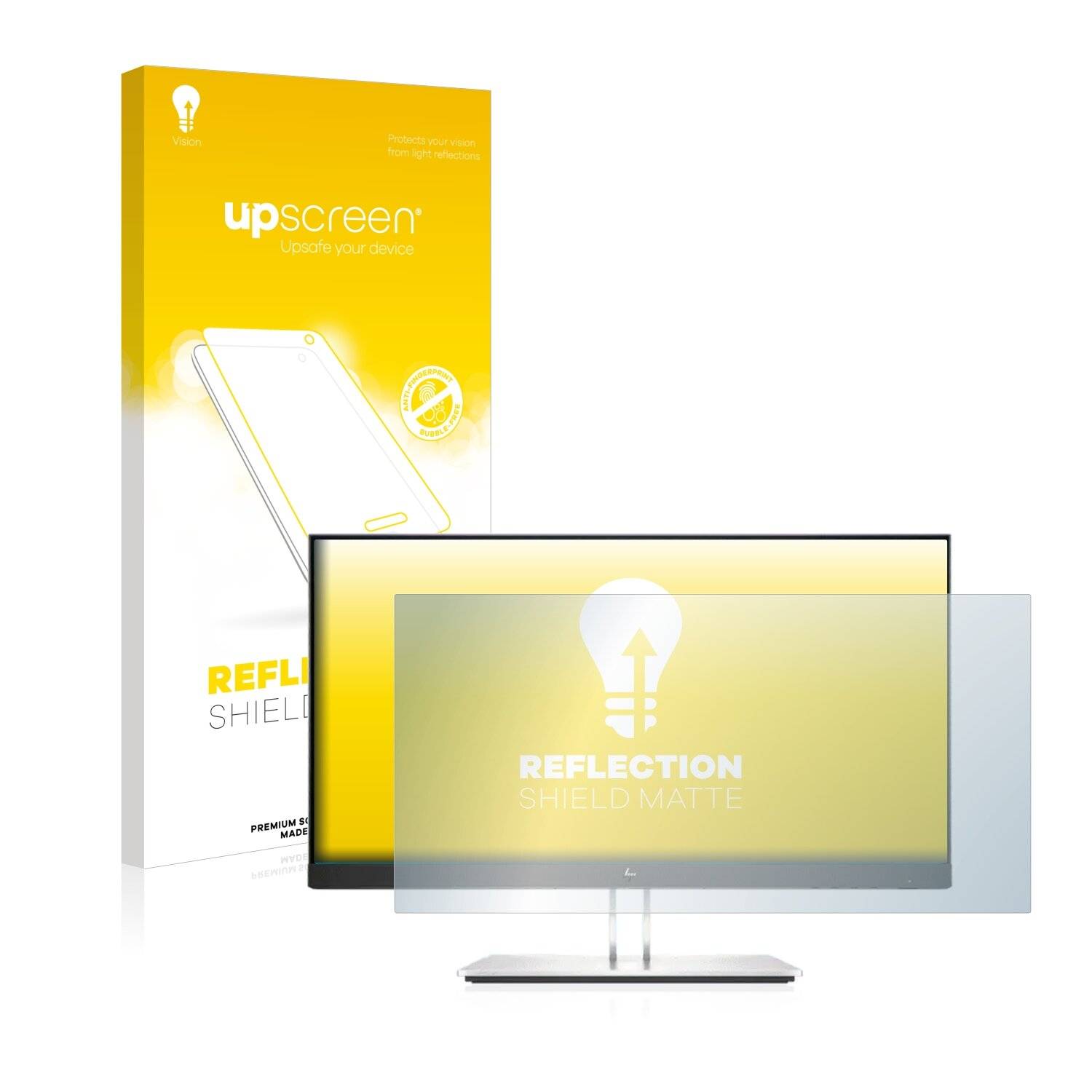 upscreen Reflection Shield Matte Premium Displayschutzfolie für HP E22