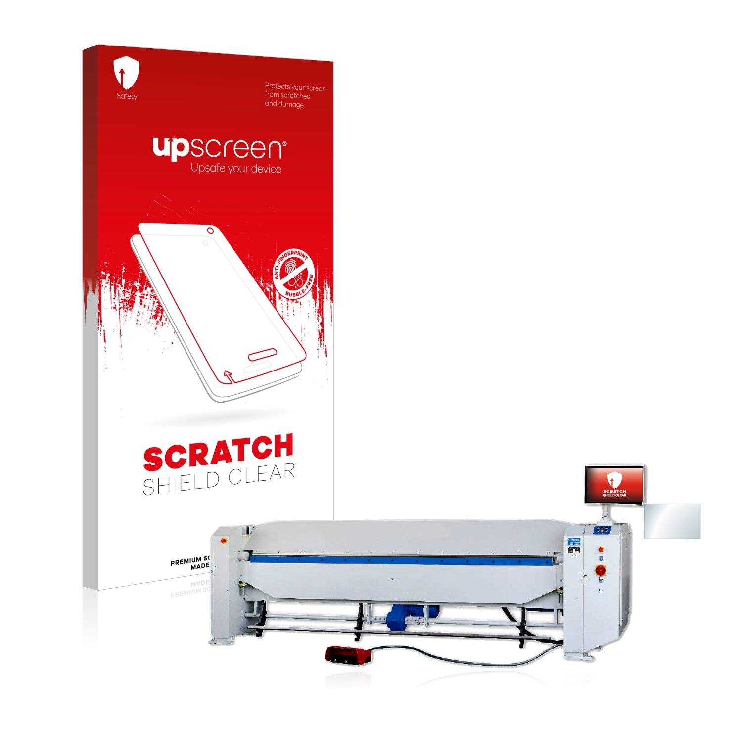upscreen Scratch Shield Clear Premium Displayschutzfolie für Schechtl Max 310 CNC