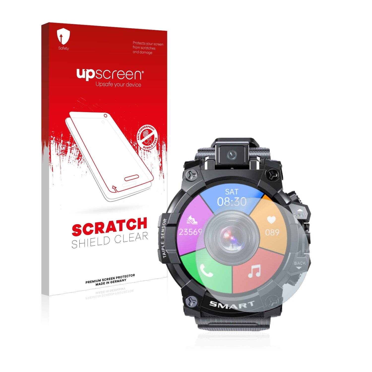upscreen Scratch Shield Clear Premium Displayschutzfolie für Lokmat Appllp