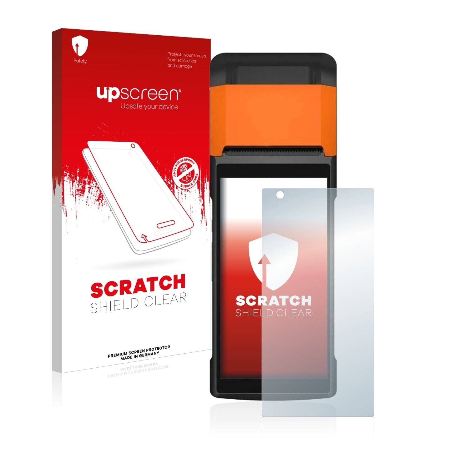 upscreen Scratch Shield Clear Premium Displayschutzfolie für Sunmi