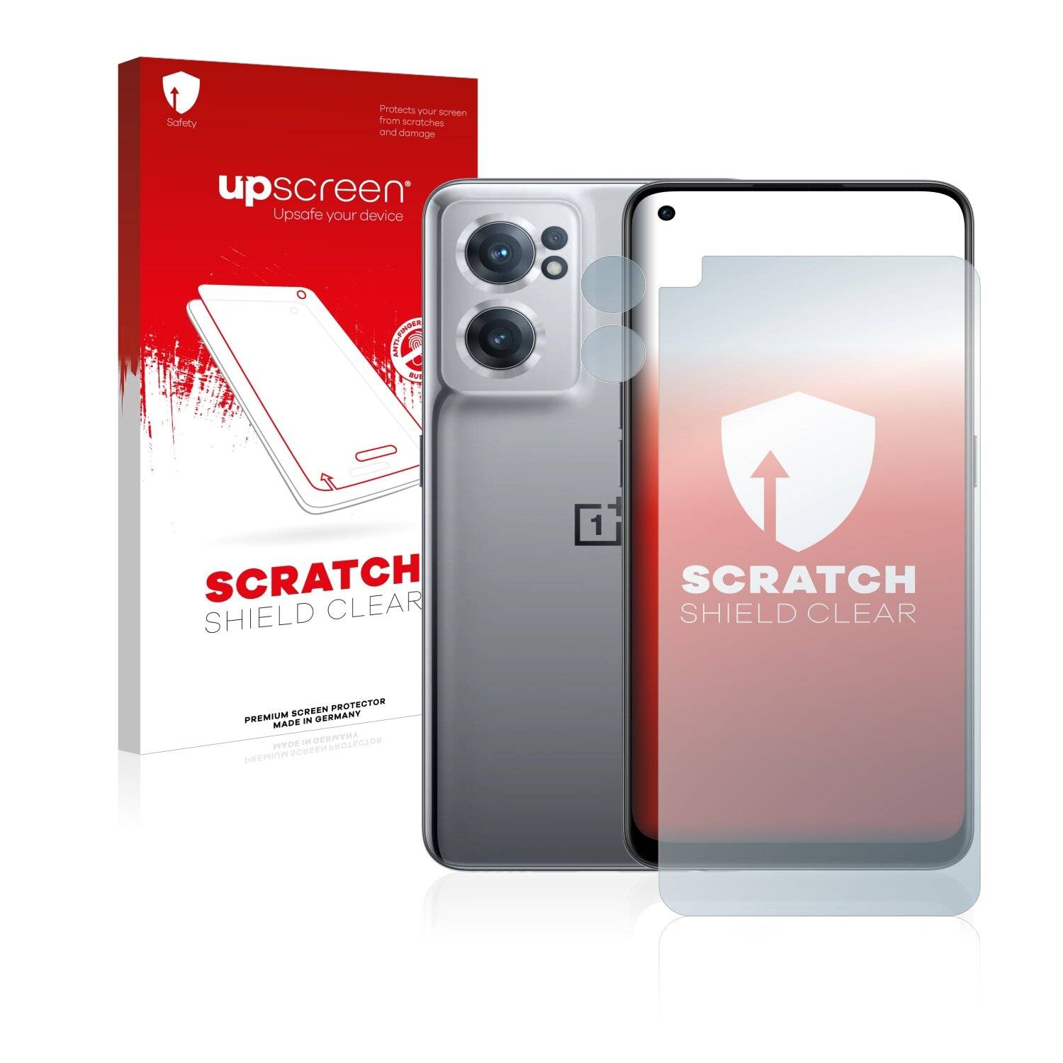 upscreen Scratch Shield Clear Premium Displayschutzfolie für OnePlus Nord CE 2 5G