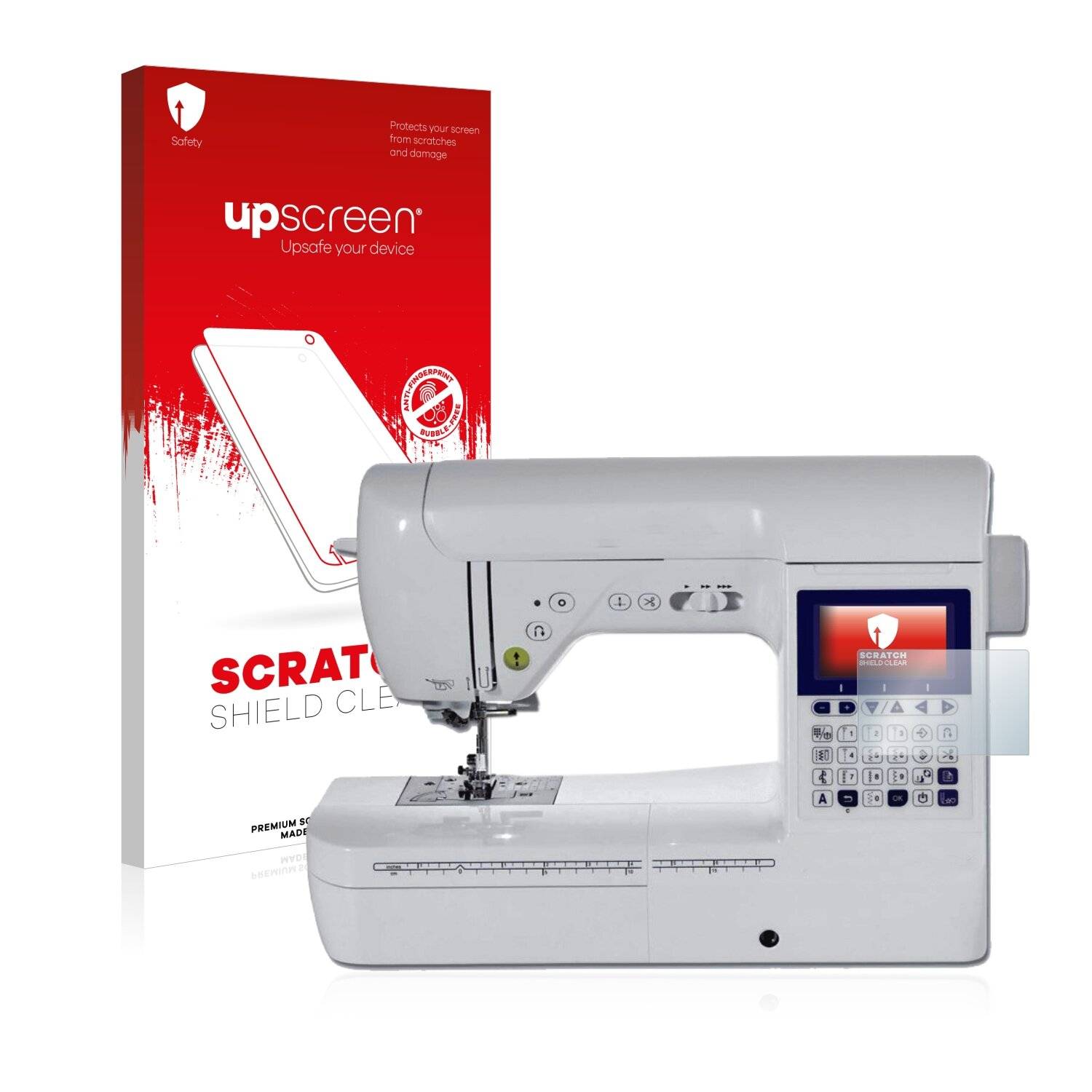 upscreen Scratch Shield Clear Premium Displayschutzfolie für Brother Innov-is