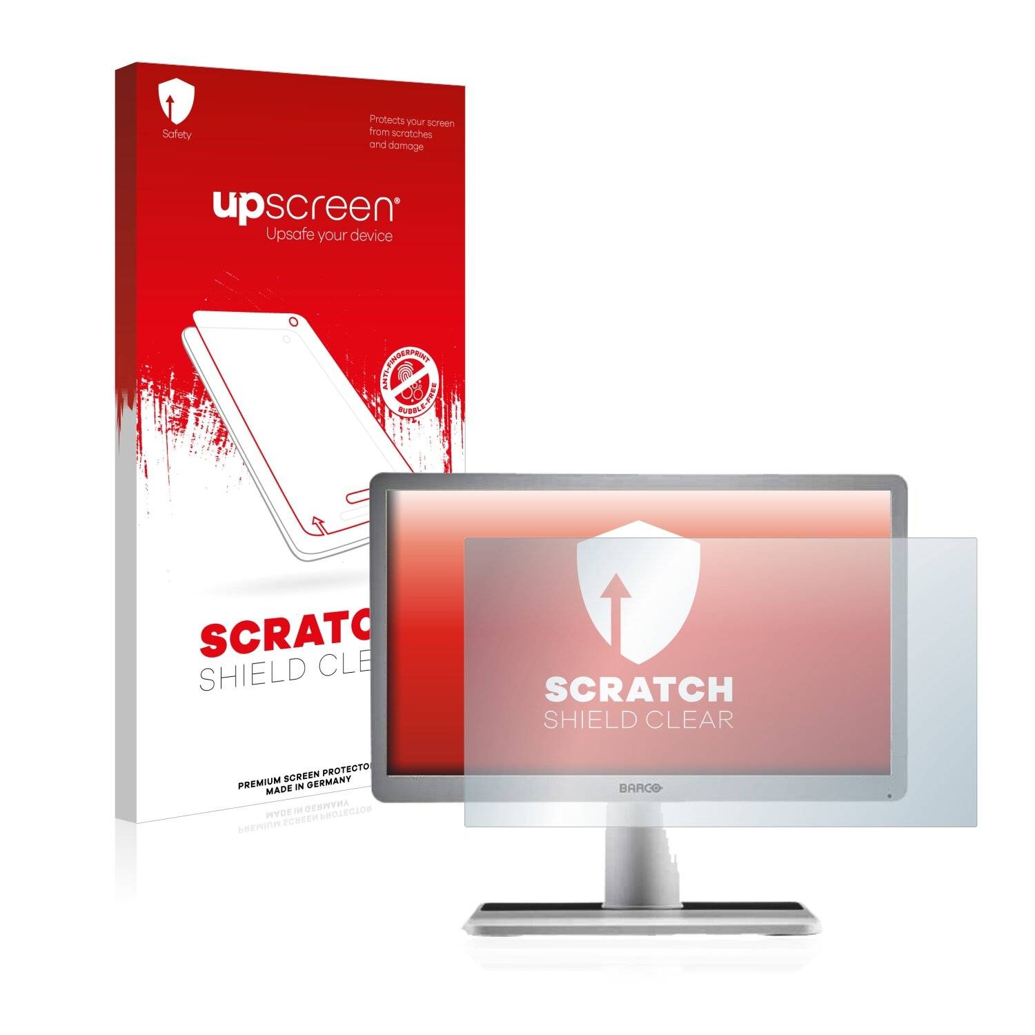 upscreen Scratch Shield Clear Premium Displayschutzfolie für Barco