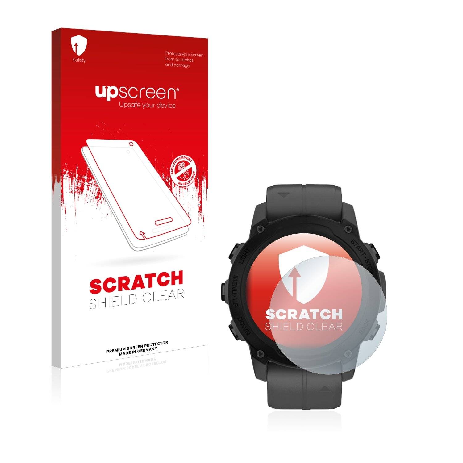 upscreen Scratch Shield Clear Premium Displayschutzfolie für Garmin Descent
