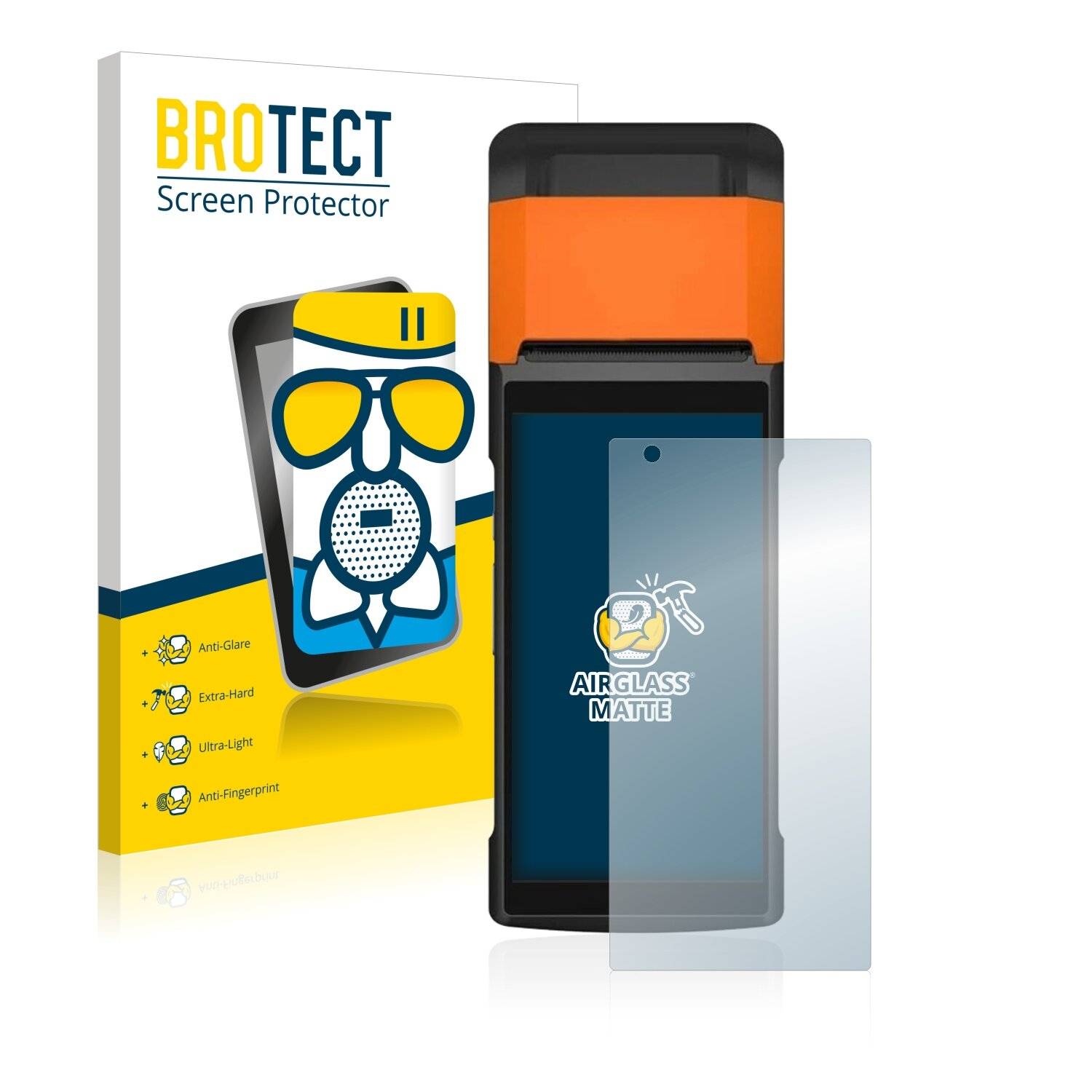 BROTECT AirGlass Matte Schutzglas Folie für Sunmi