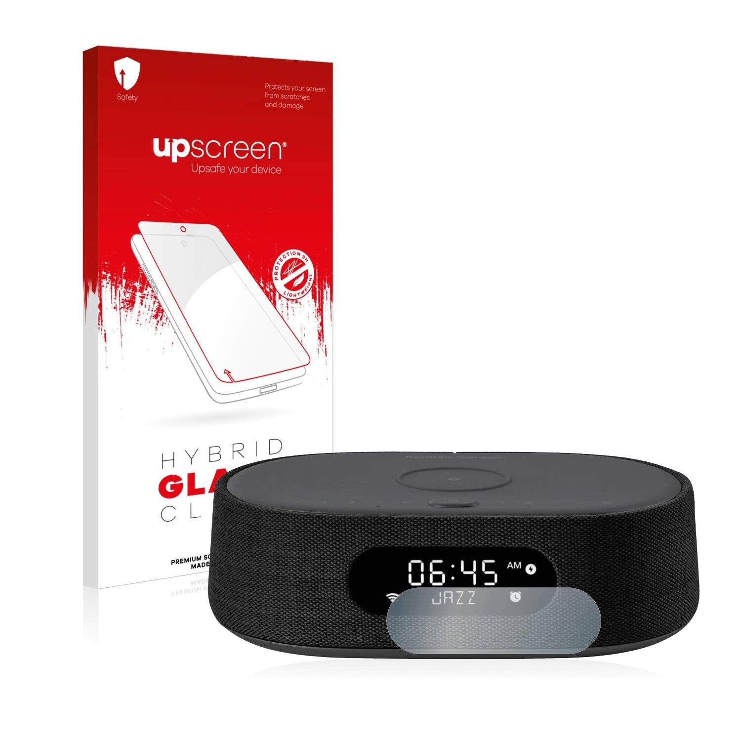 upscreen Hybrid Glass Clear Premium Schutzglas Folie für Harman Kardon Citation Oasis