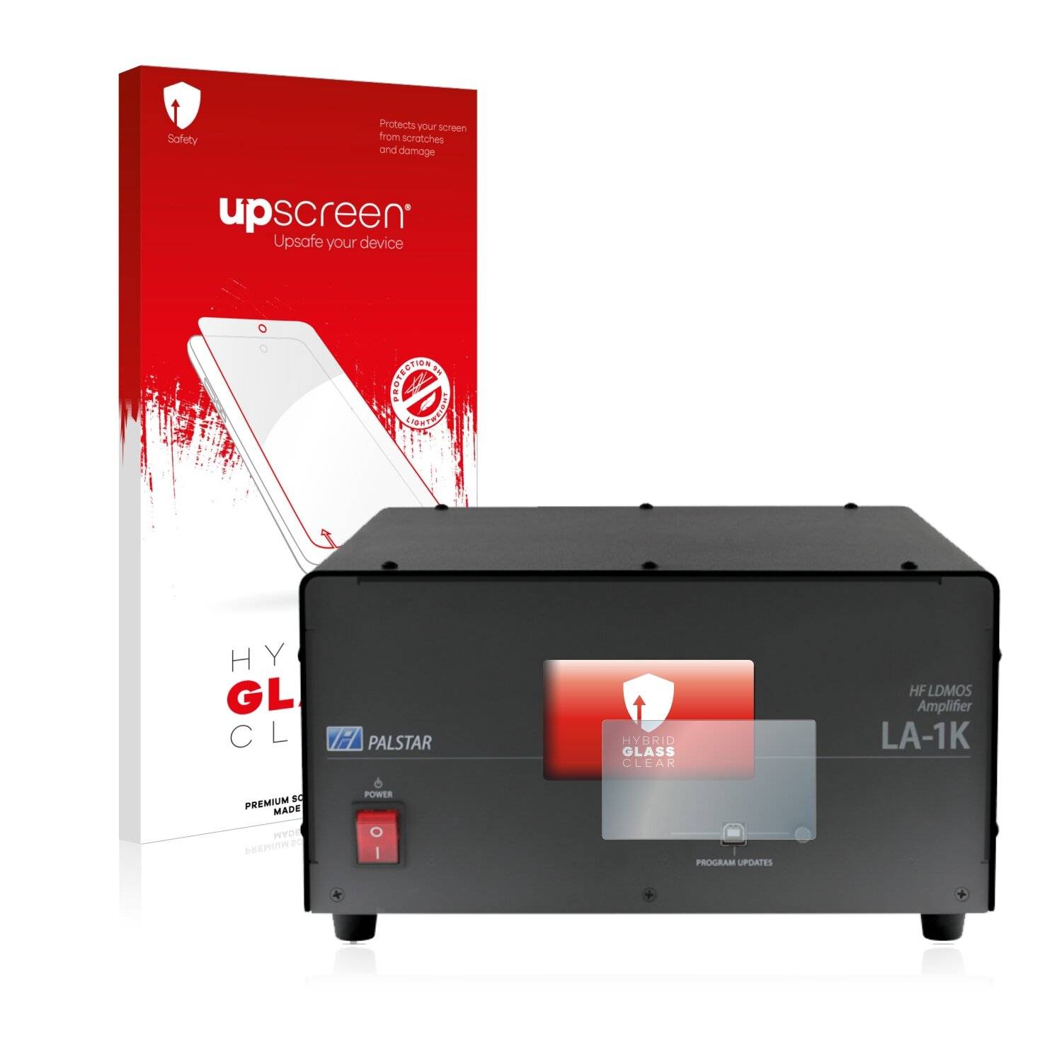 upscreen Hybrid Glass Clear Premium Schutzglas Folie für Palstar