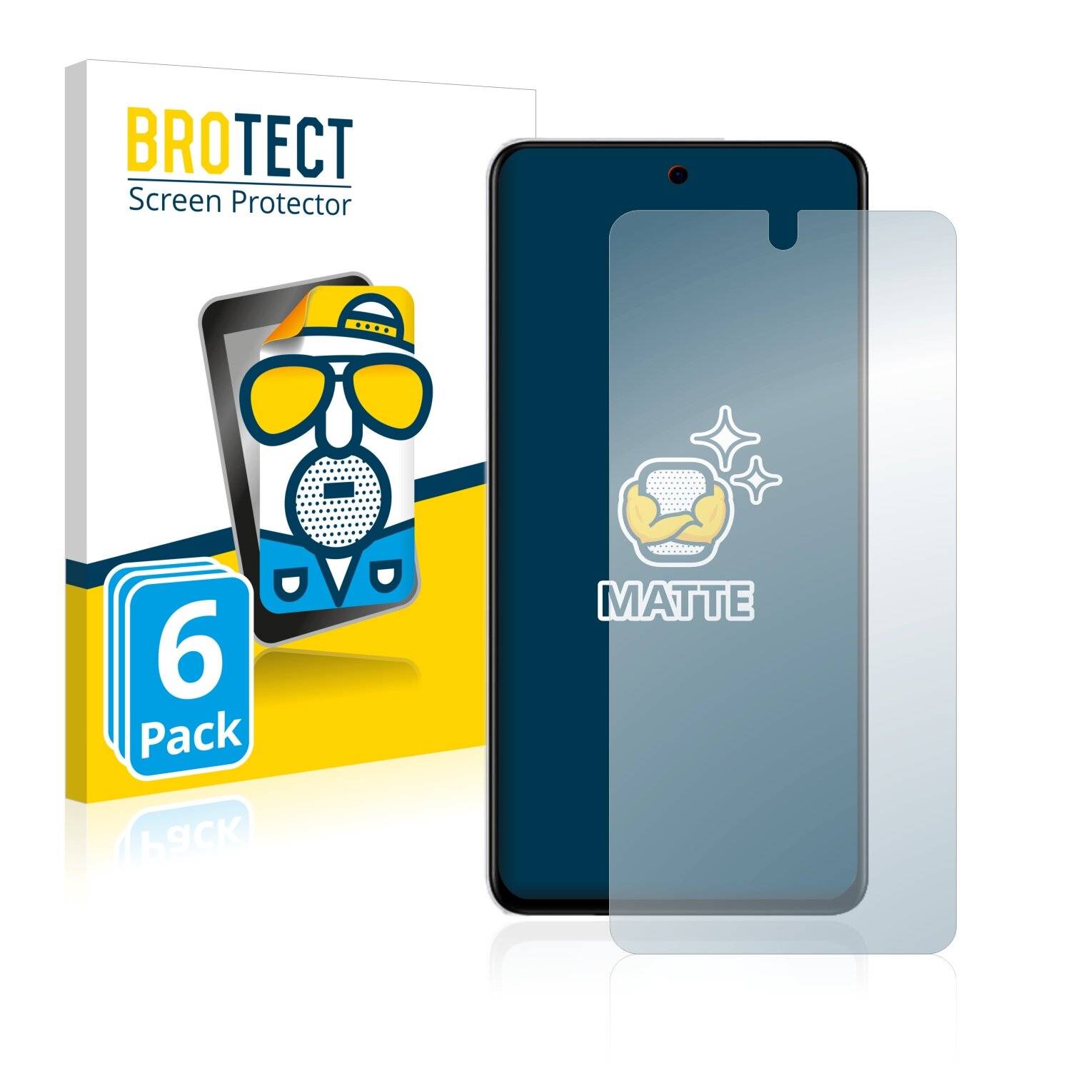 6x BROTECT Matte Displayschutzfolie für Vivo iQOO Neo 5 SE - Entspiegelt,