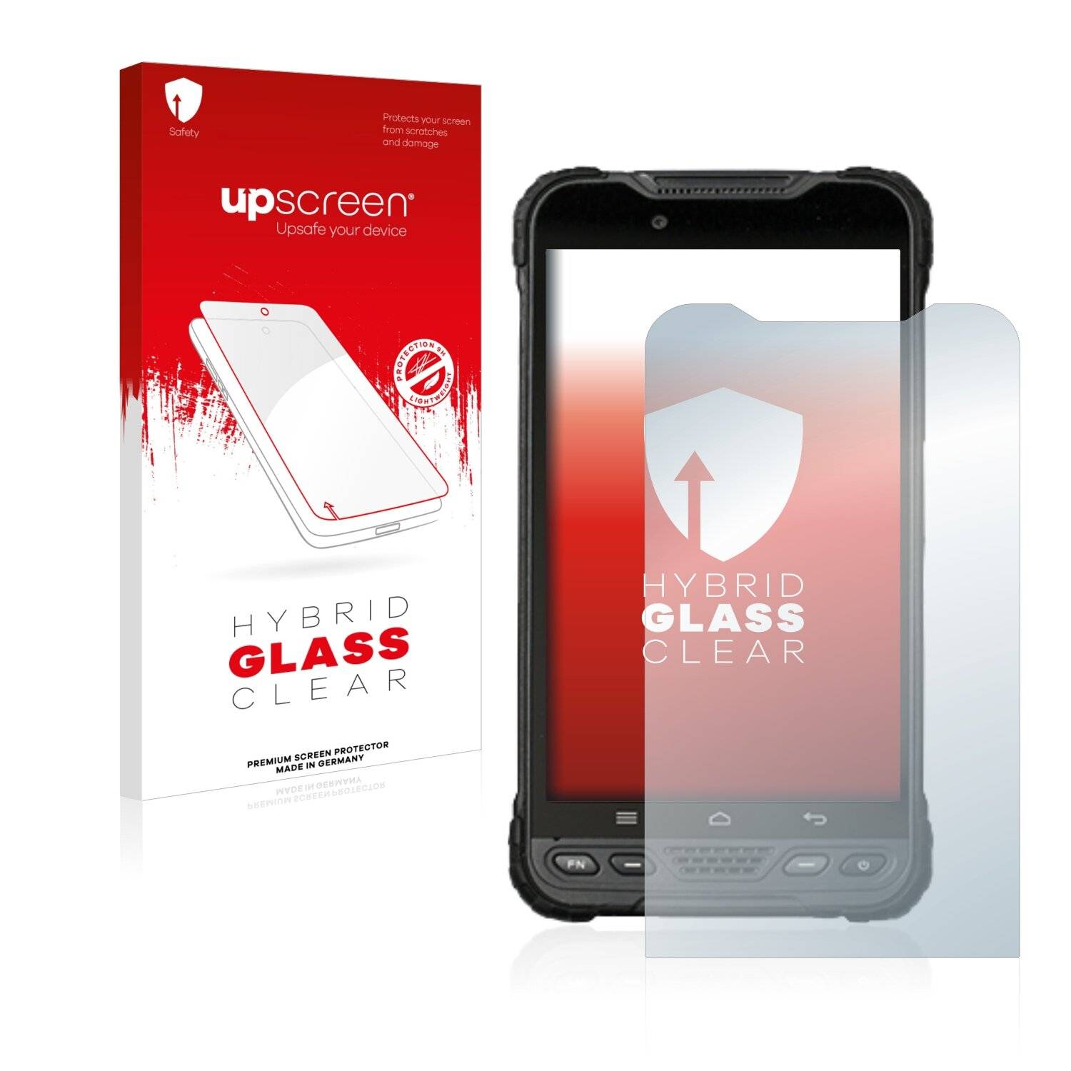 upscreen Hybrid Glass Clear Premium Schutzglas Folie für UniStrong