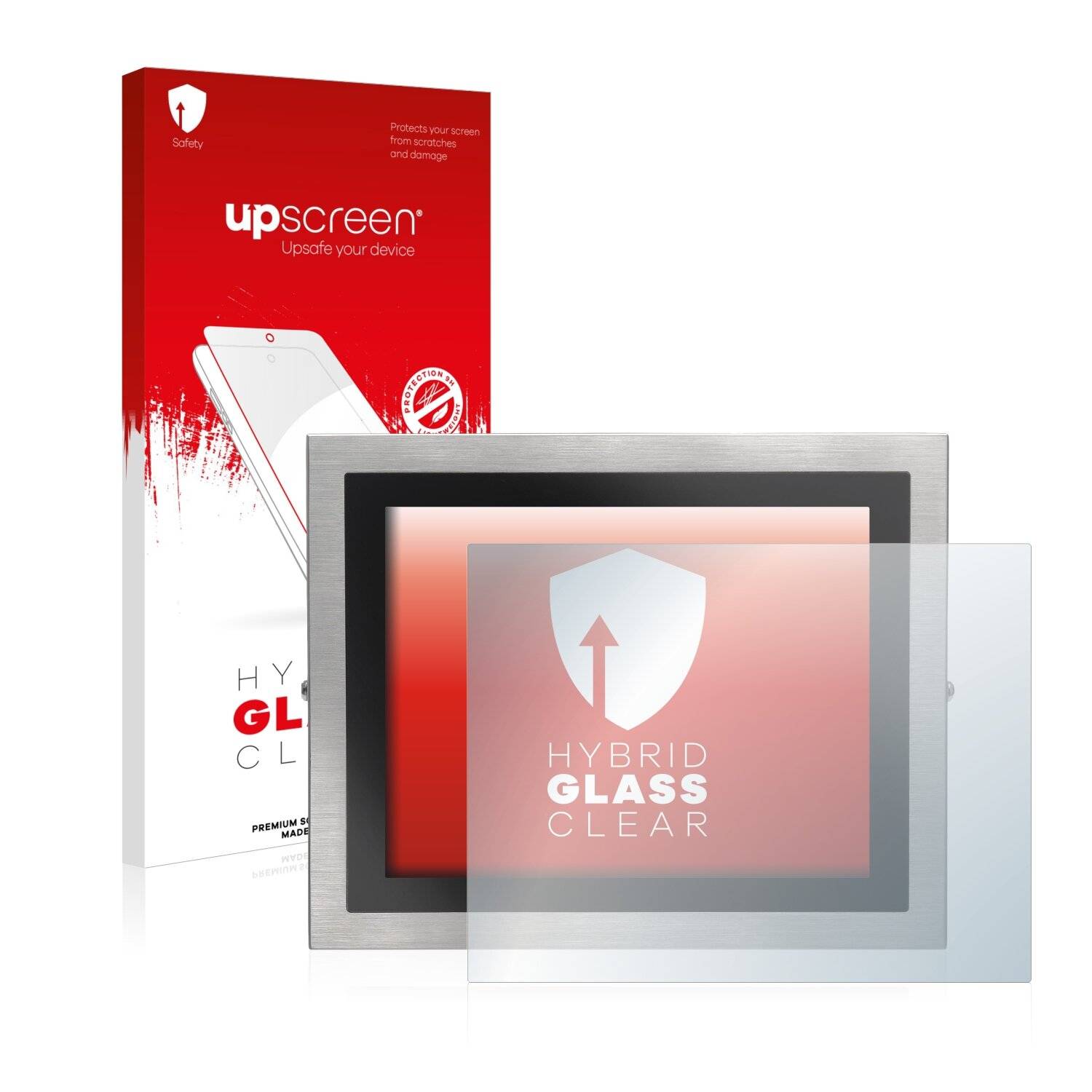 upscreen Hybrid Glass Clear Premium Schutzglas Folie für Wincomm Hygrolion 106B