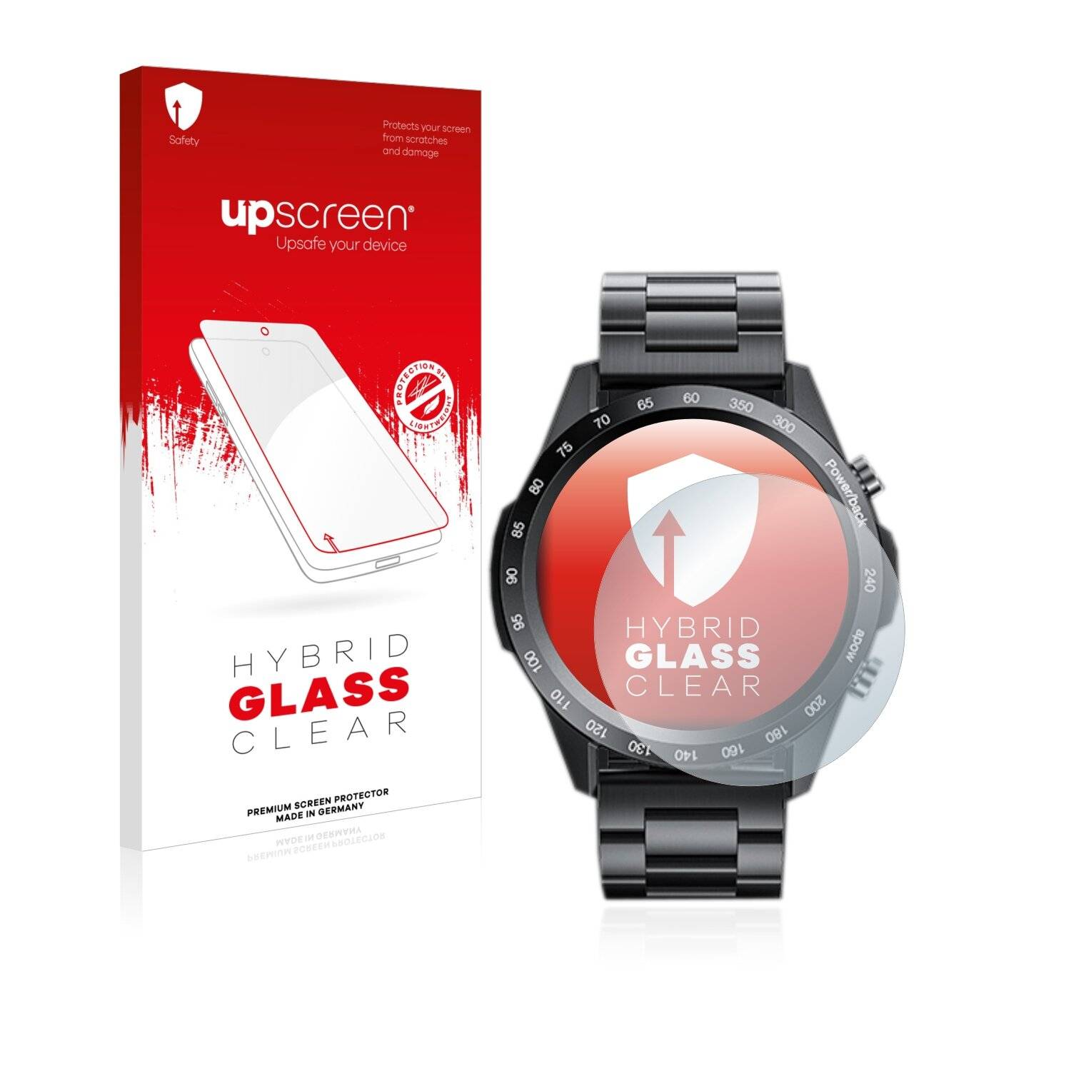 upscreen Hybrid Glass Clear Premium Schutzglas Folie für BlitzWolf