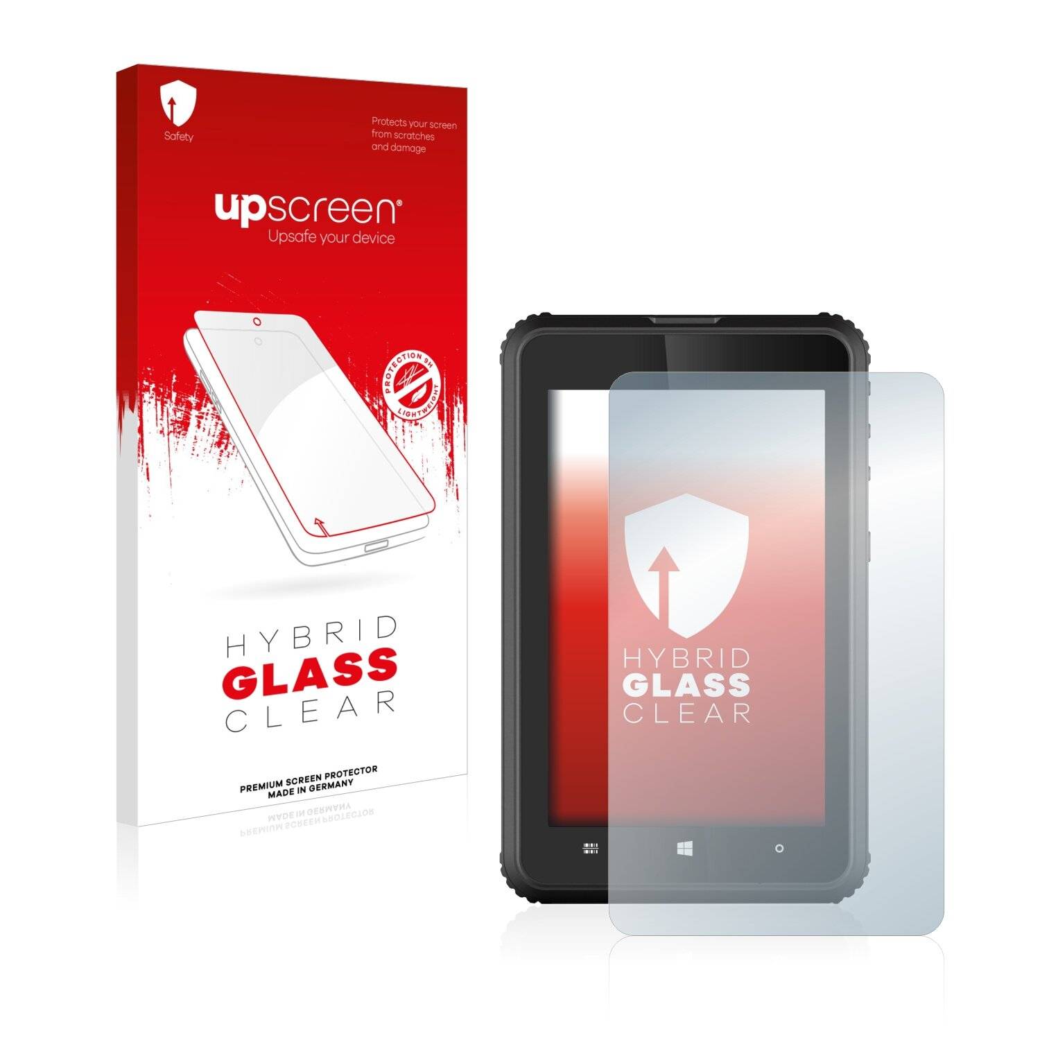 upscreen Hybrid Glass Clear Premium Schutzglas Folie für Newland