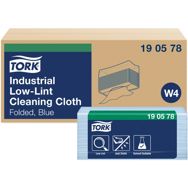 TORK Industrie-Reinigungstücher, 390 x 324 mm, blau TORK Industrie-Reinigungstücher, 390 x 324 mm, blau