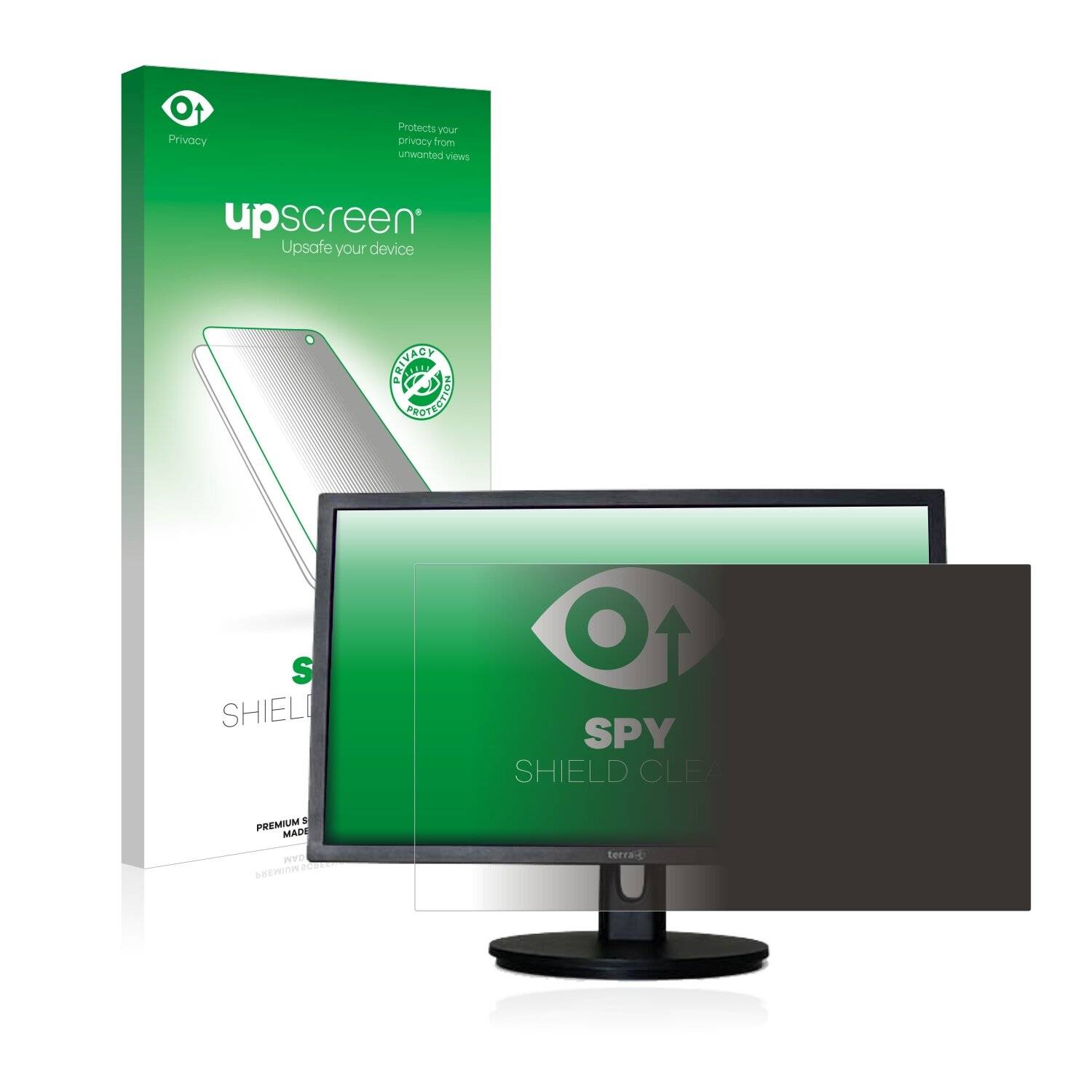 upscreen Spy Shield Clear Premium Blickschutzfolie für Terra 2235W