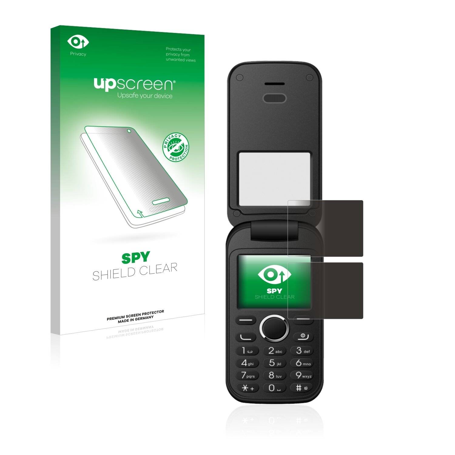 upscreen Spy Shield Clear Premium Blickschutzfolie für Onda