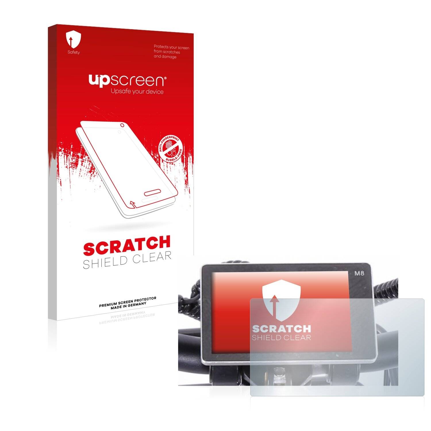 upscreen Scratch Shield Clear Premium Displayschutzfolie für Cmacewheel