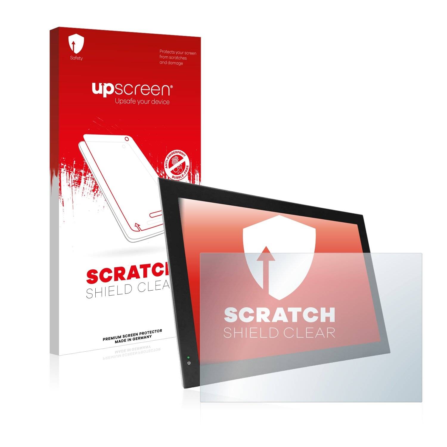 upscreen Scratch Shield Clear Premium Displayschutzfolie für Faytech Panelmaster 1922