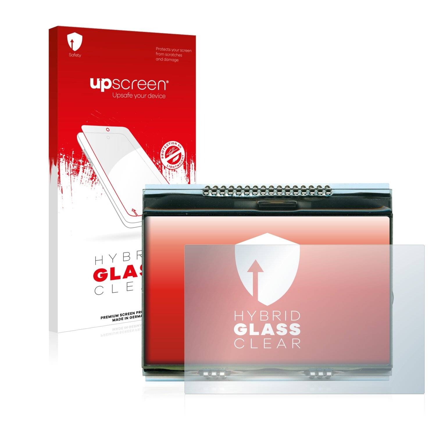 upscreen Hybrid Glass Clear Premium Schutzglas Folie für Electronic Assembly EA