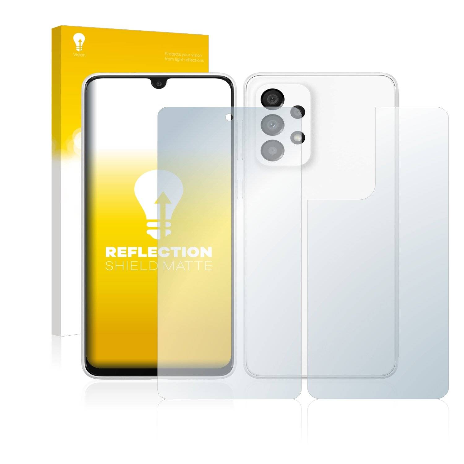 upscreen Reflection Shield Matte Premium Displayschutzfolie für Samsung Galaxy A33 5G