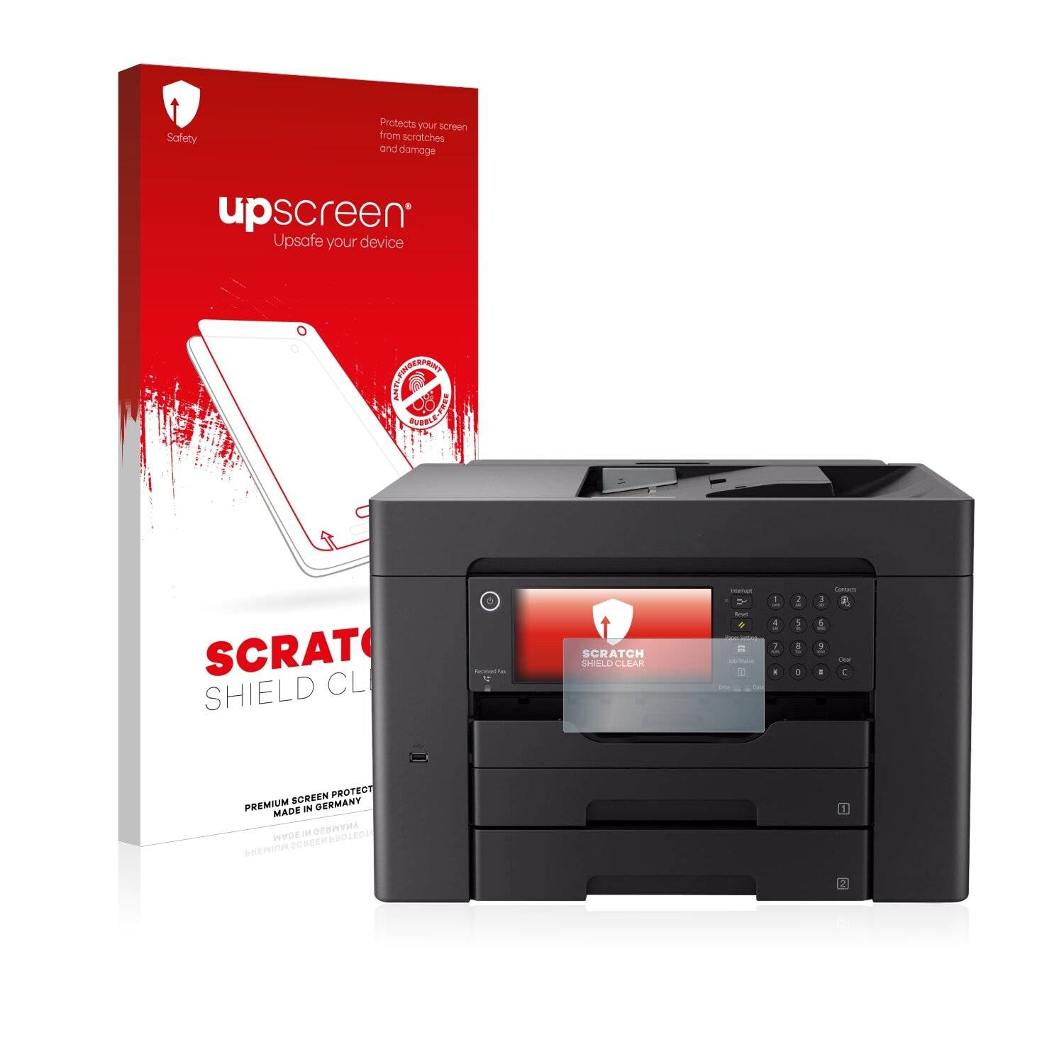 upscreen Scratch Shield Clear Premium Displayschutzfolie für Epson Workforce