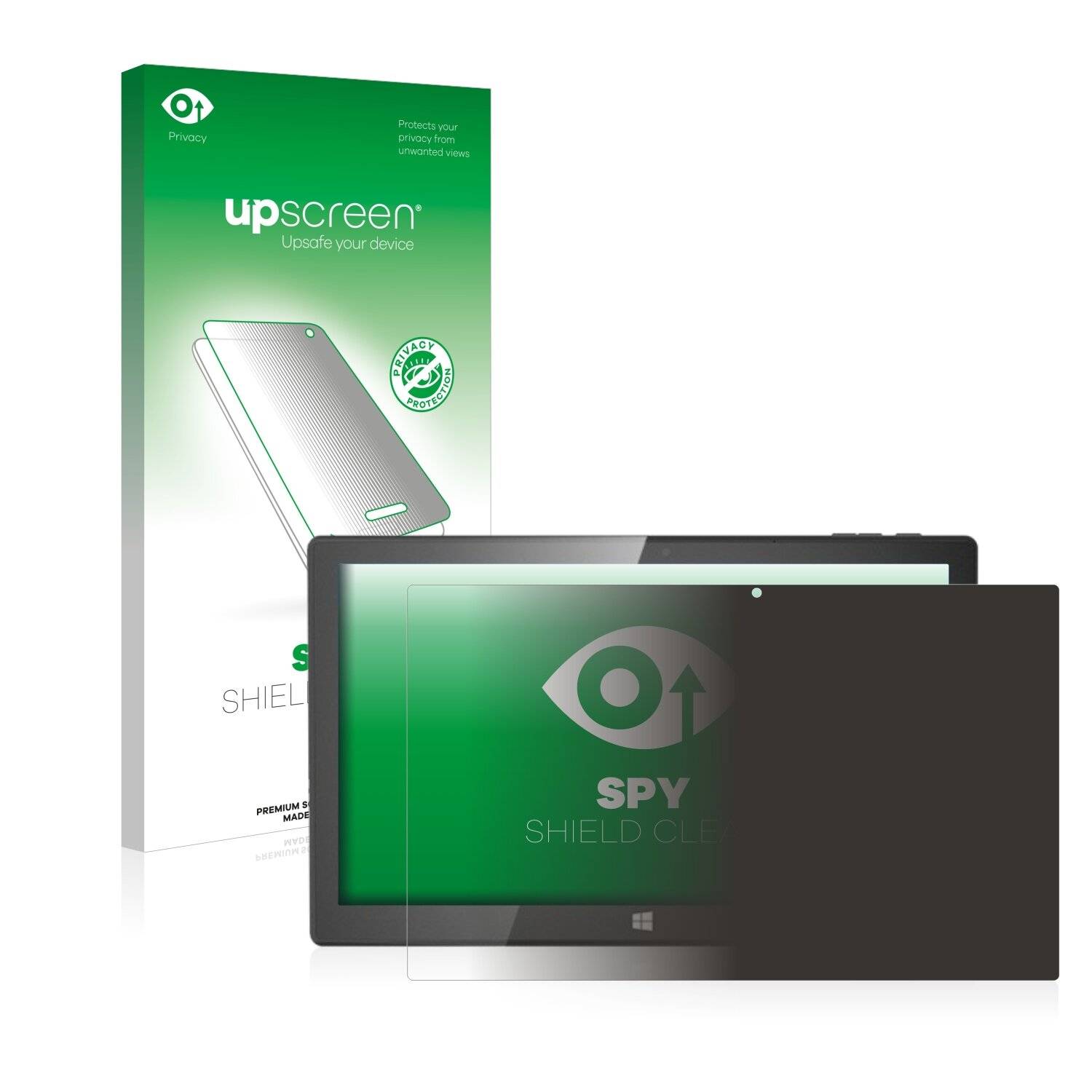 upscreen Spy Shield Clear Premium Blickschutzfolie für Jumper EZpad Pro