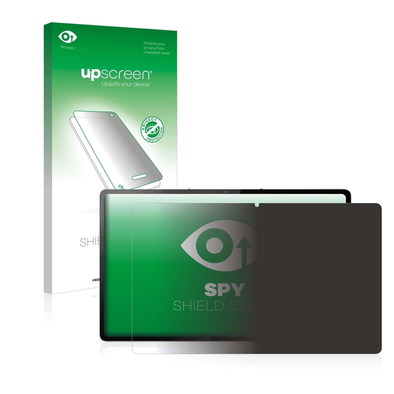 upscreen Spy Shield Clear Premium Blickschutzfolie für Lenovo Tab P12