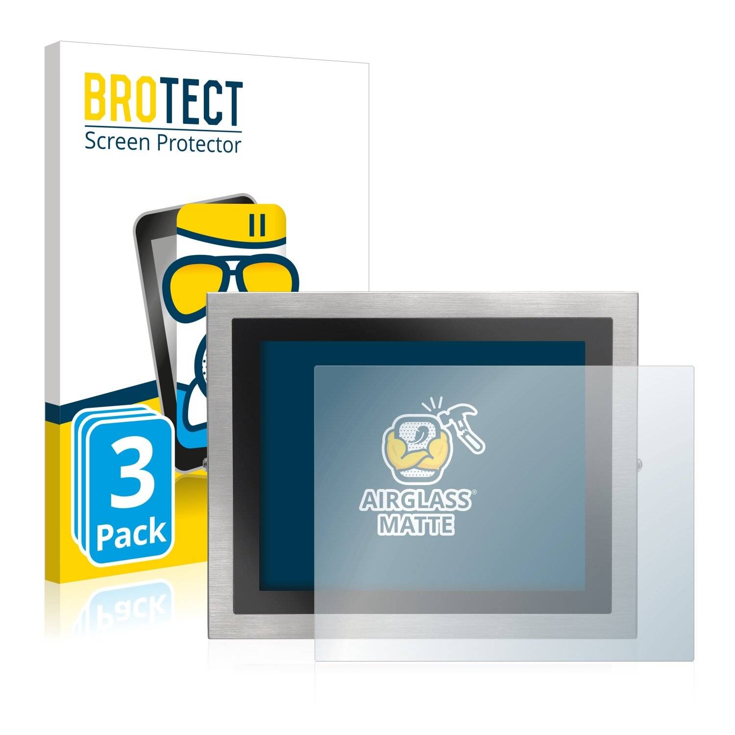 3x BROTECT AirGlass Matte Schutzglas Folie für Wincomm Hygrolion 106B