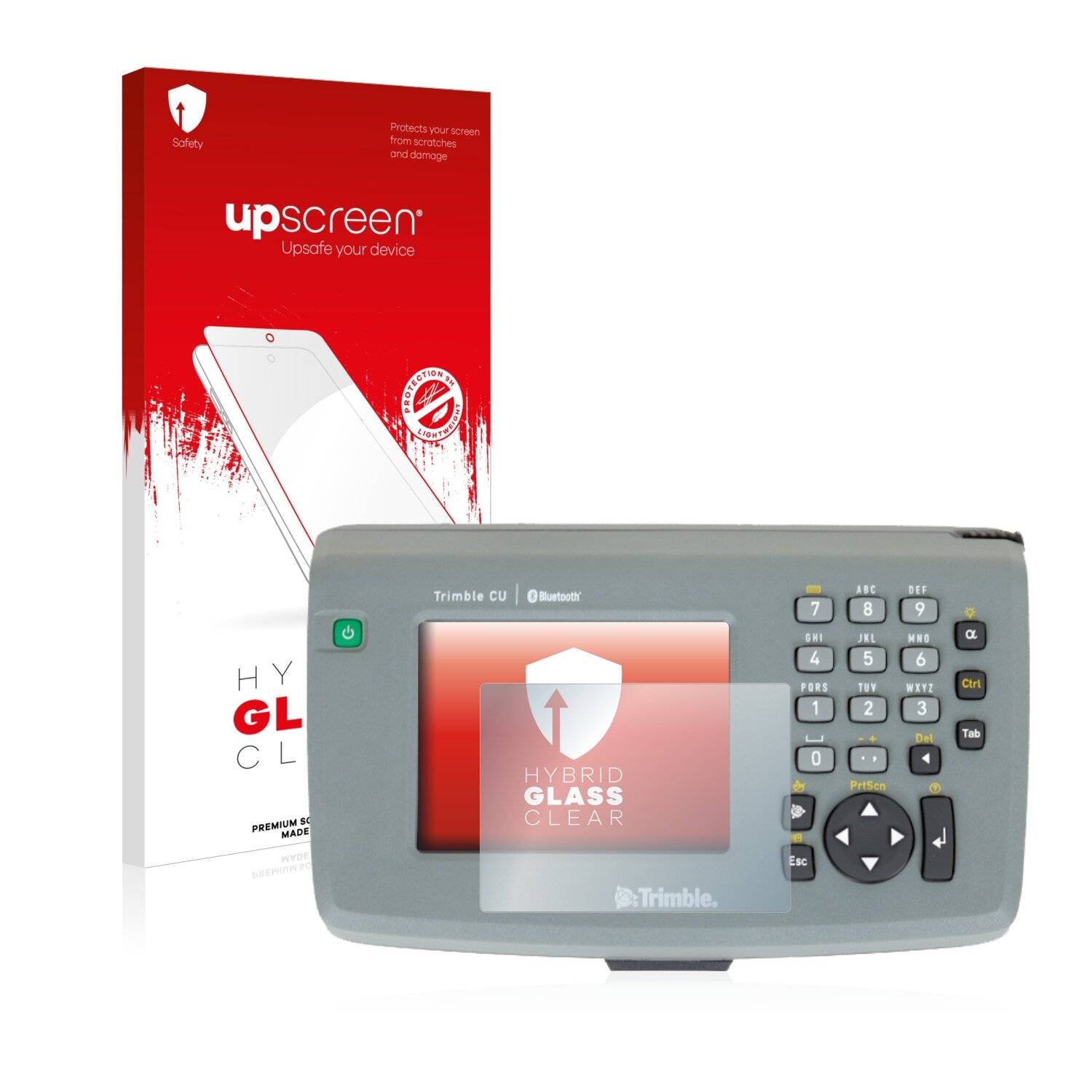 upscreen Hybrid Glass Clear Premium Schutzglas Folie für Trimble