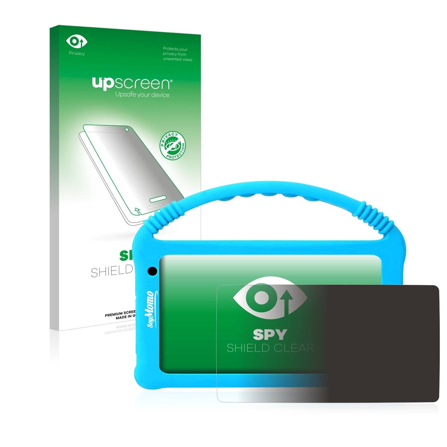 upscreen Spy Shield Clear Premium Blickschutzfolie für SoyMomo Tablet Lite