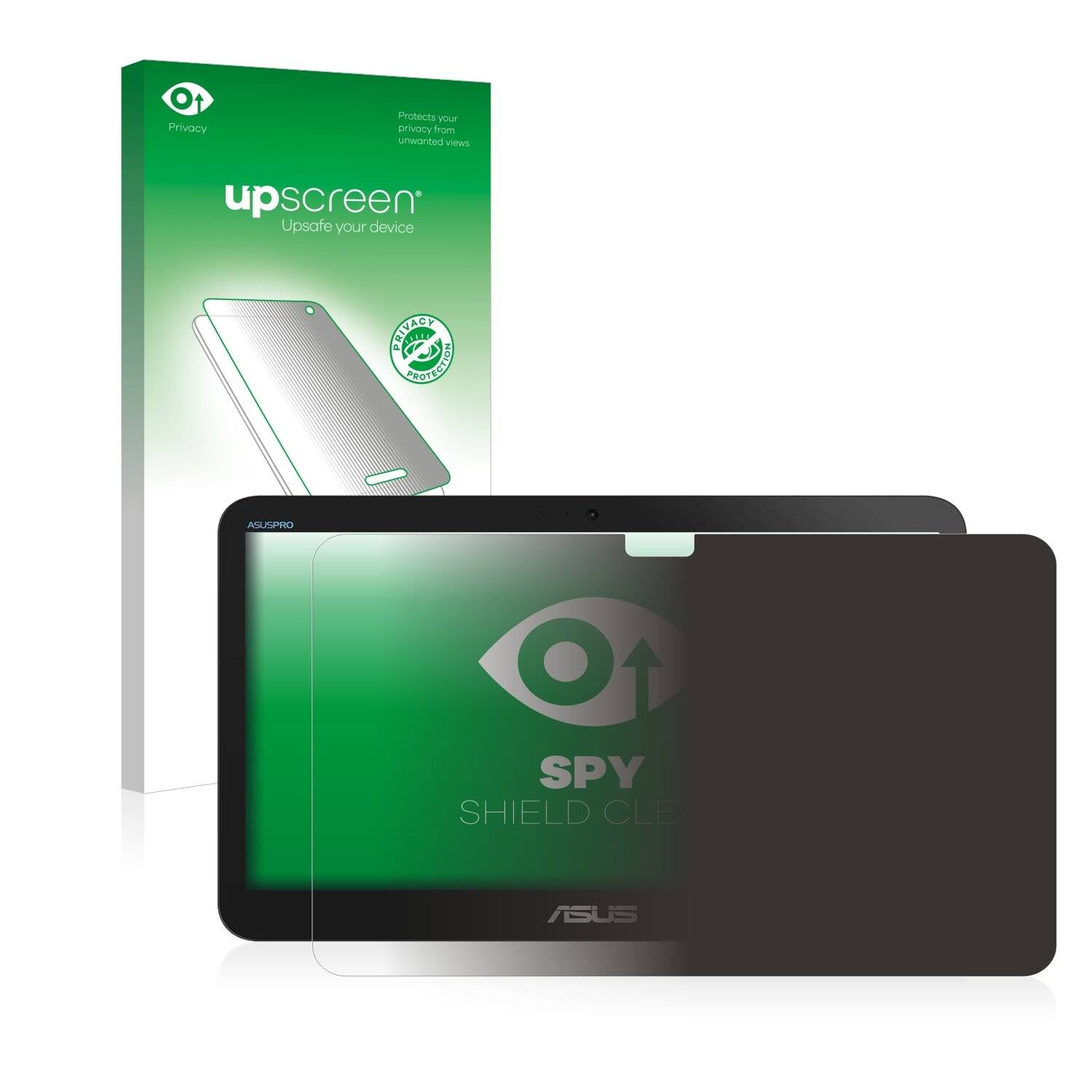 upscreen Spy Shield Clear Premium Blickschutzfolie für Asus AIO