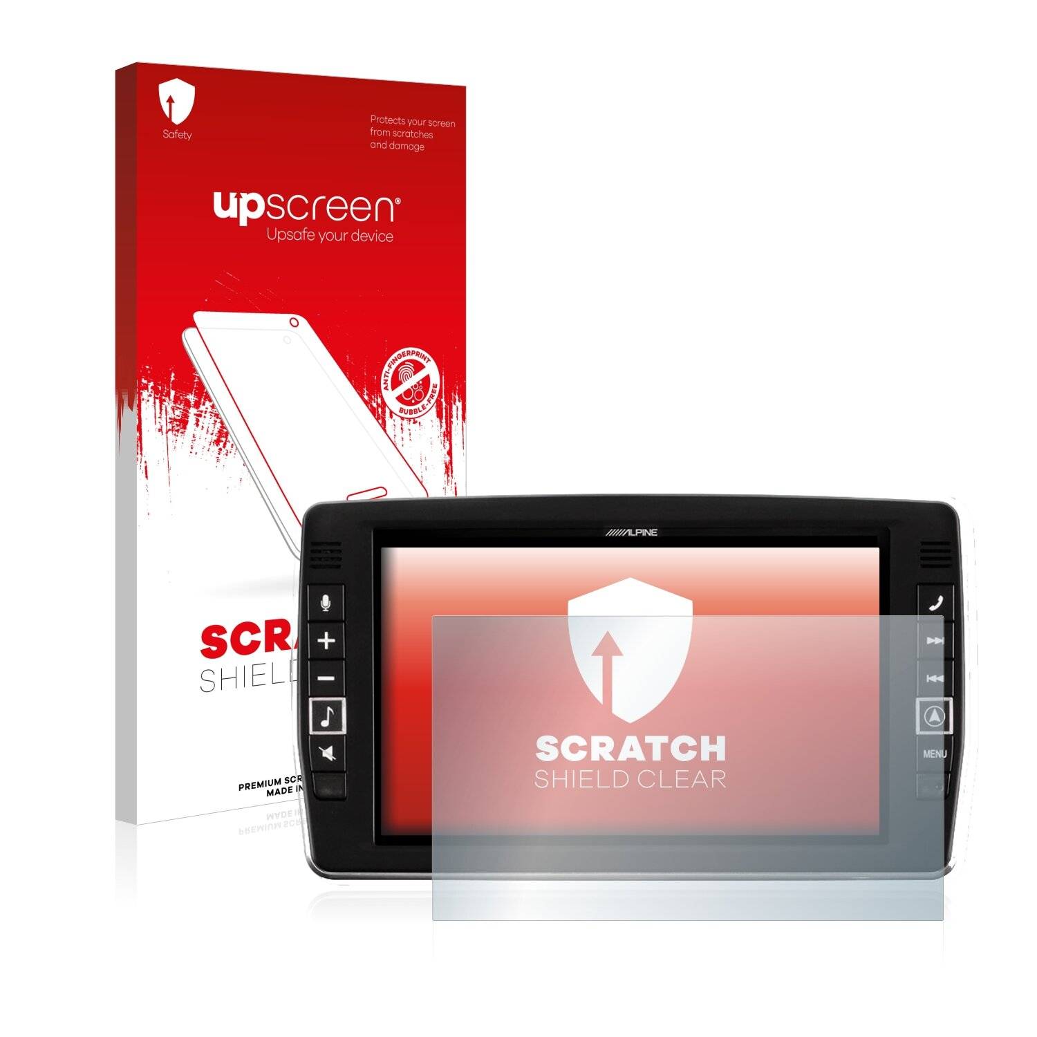 upscreen Scratch Shield Clear Premium Displayschutzfolie für Alpine