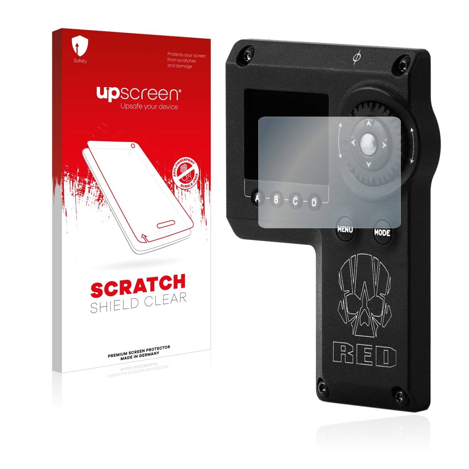 upscreen Scratch Shield Clear Premium Displayschutzfolie für Red DSMC2