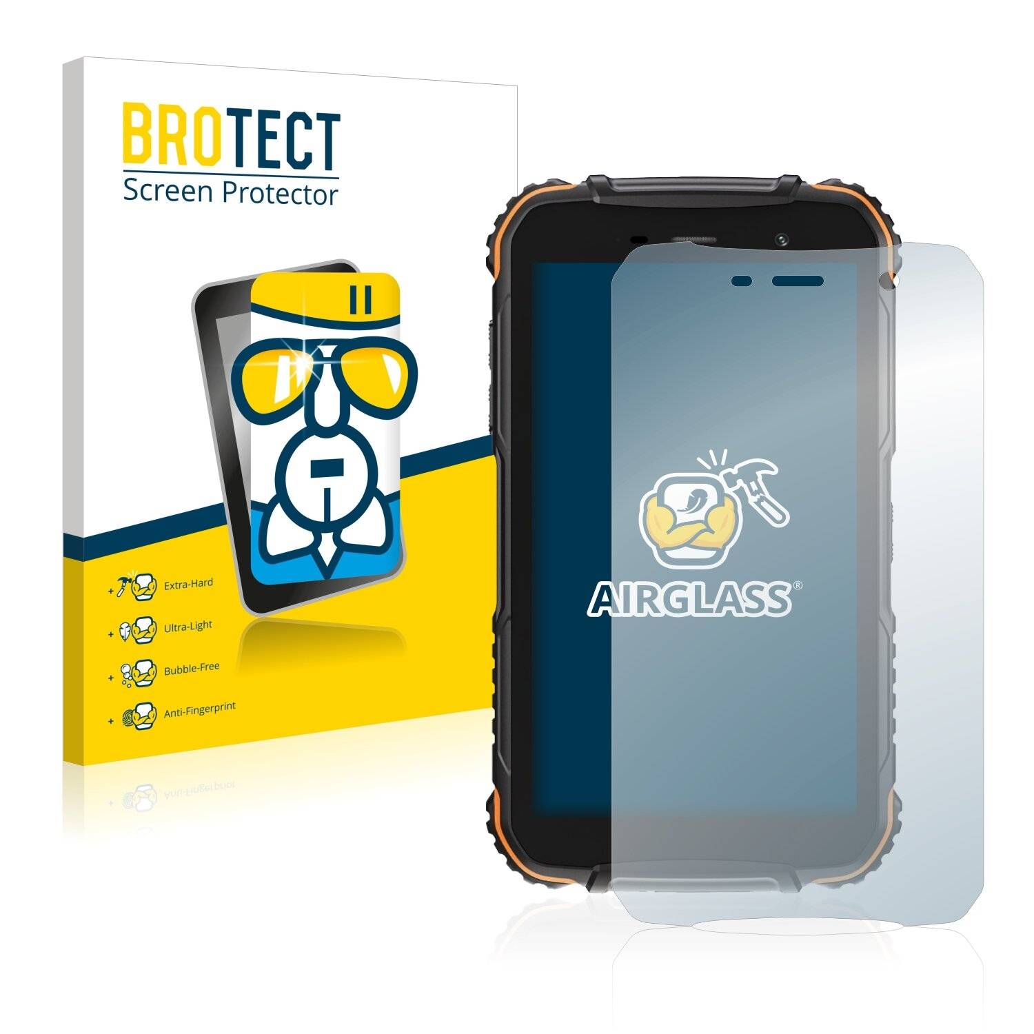 BROTECT AirGlass Schutzglas Folie für Doogee