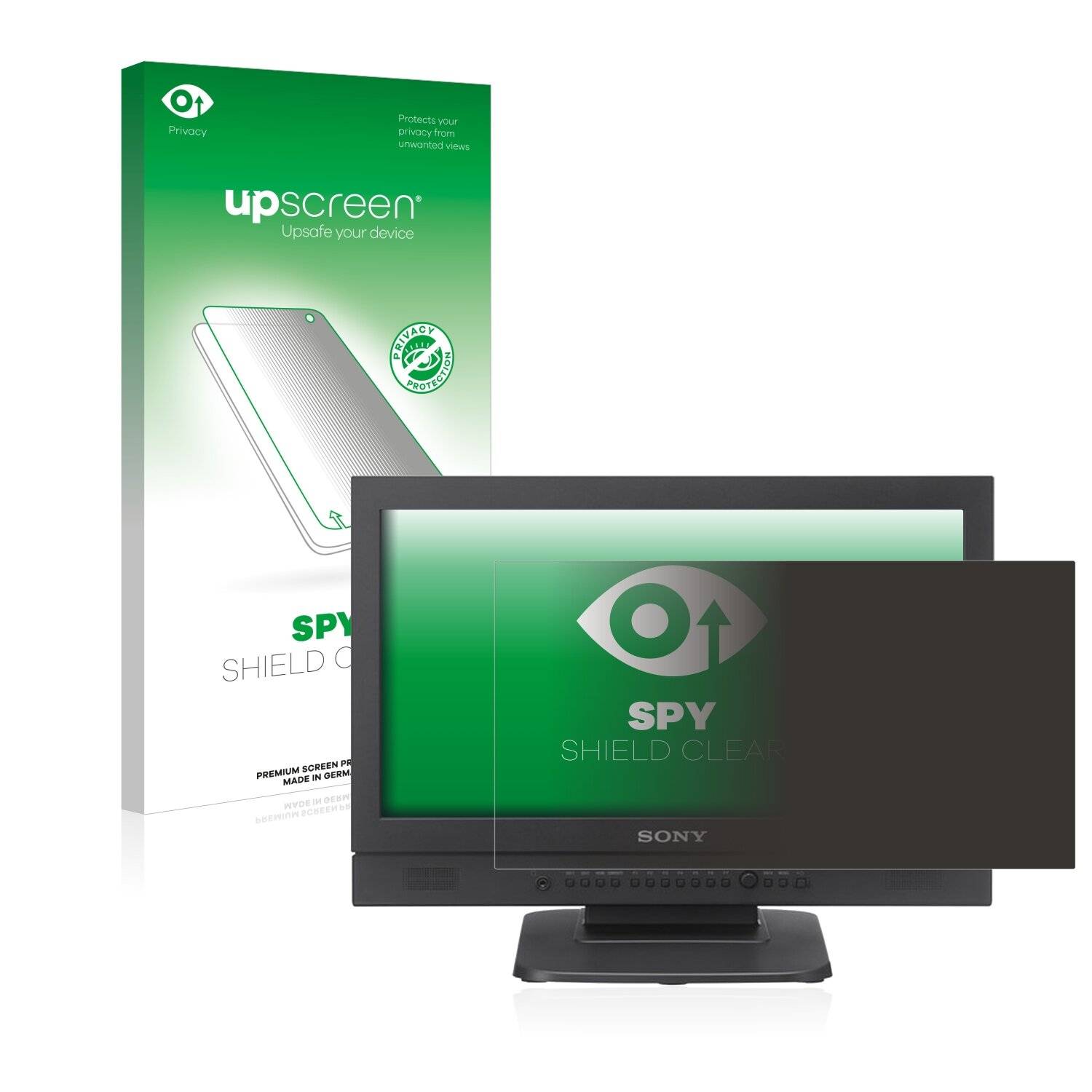 upscreen Spy Shield Clear Premium Blickschutzfolie für Sony