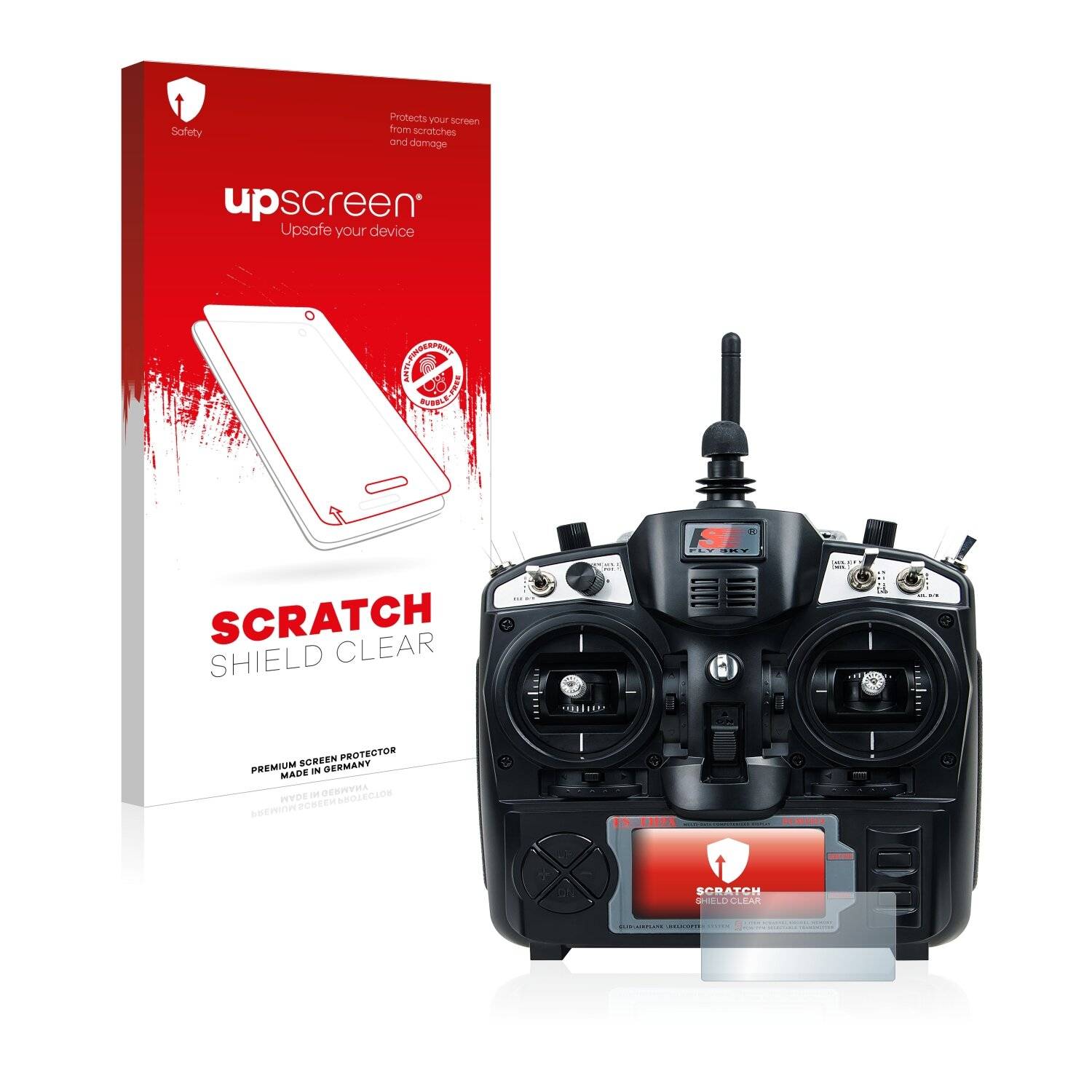 upscreen Scratch Shield Clear Premium Displayschutzfolie für FlySky
