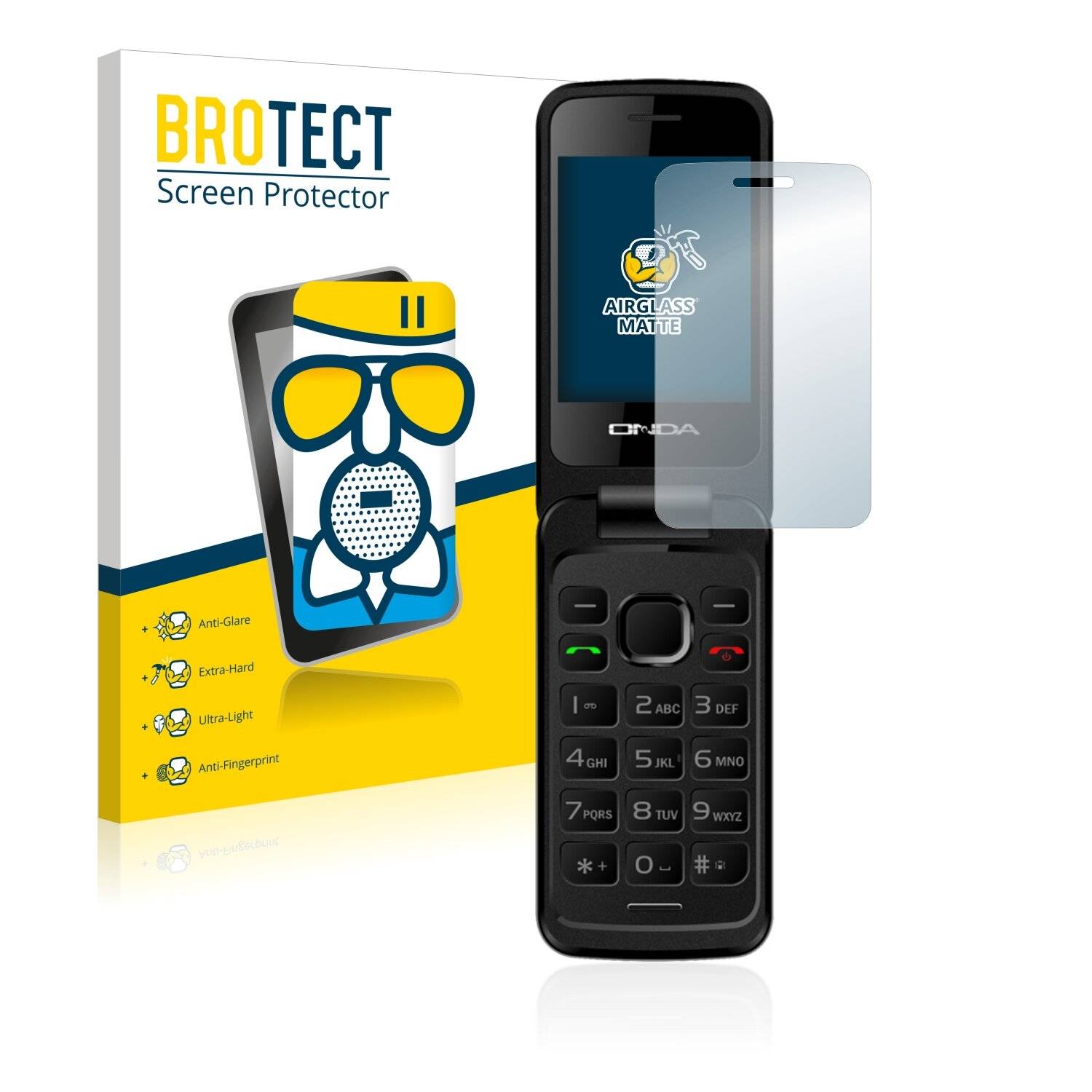 BROTECT AirGlass Matte Schutzglas Folie für Onda