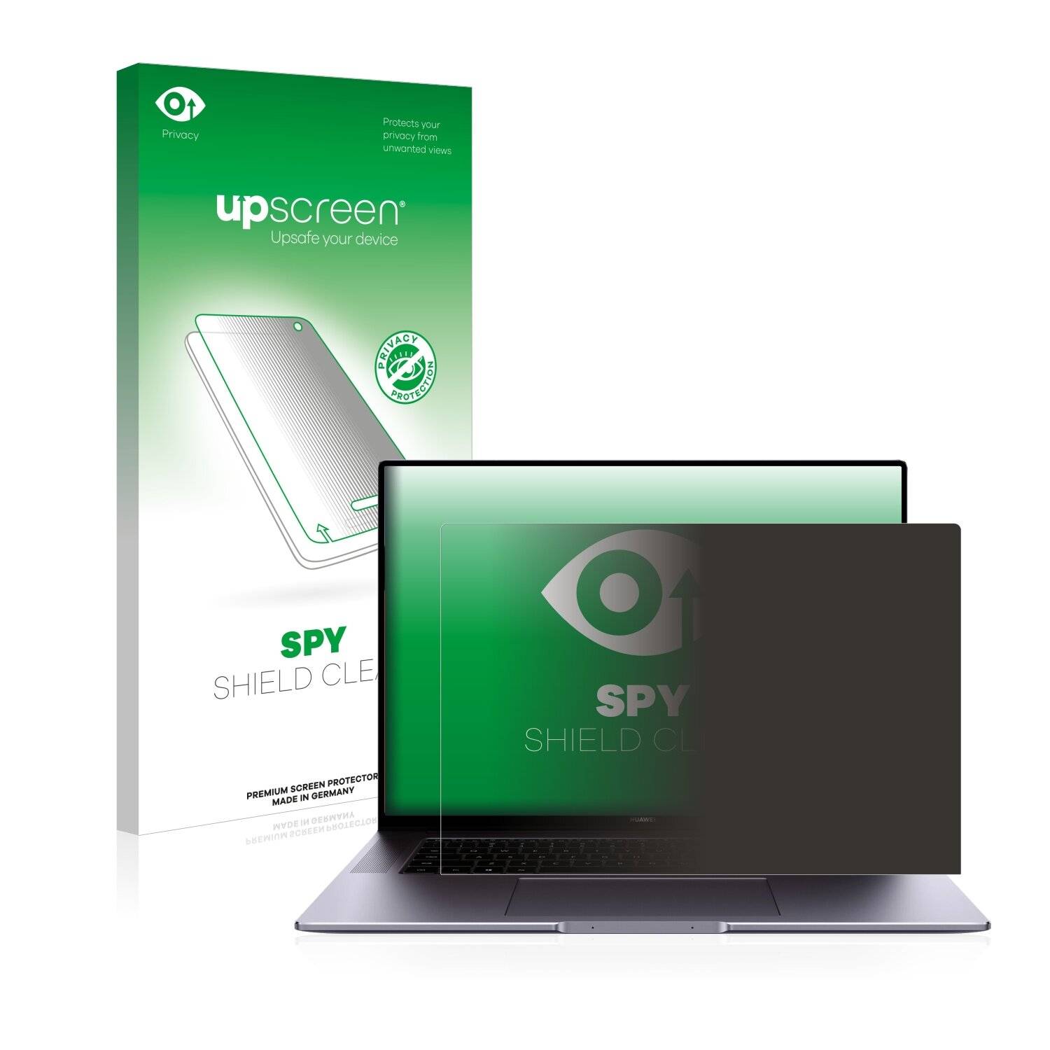 upscreen Spy Shield Clear Premium Blickschutzfolie für Huawei MateBook