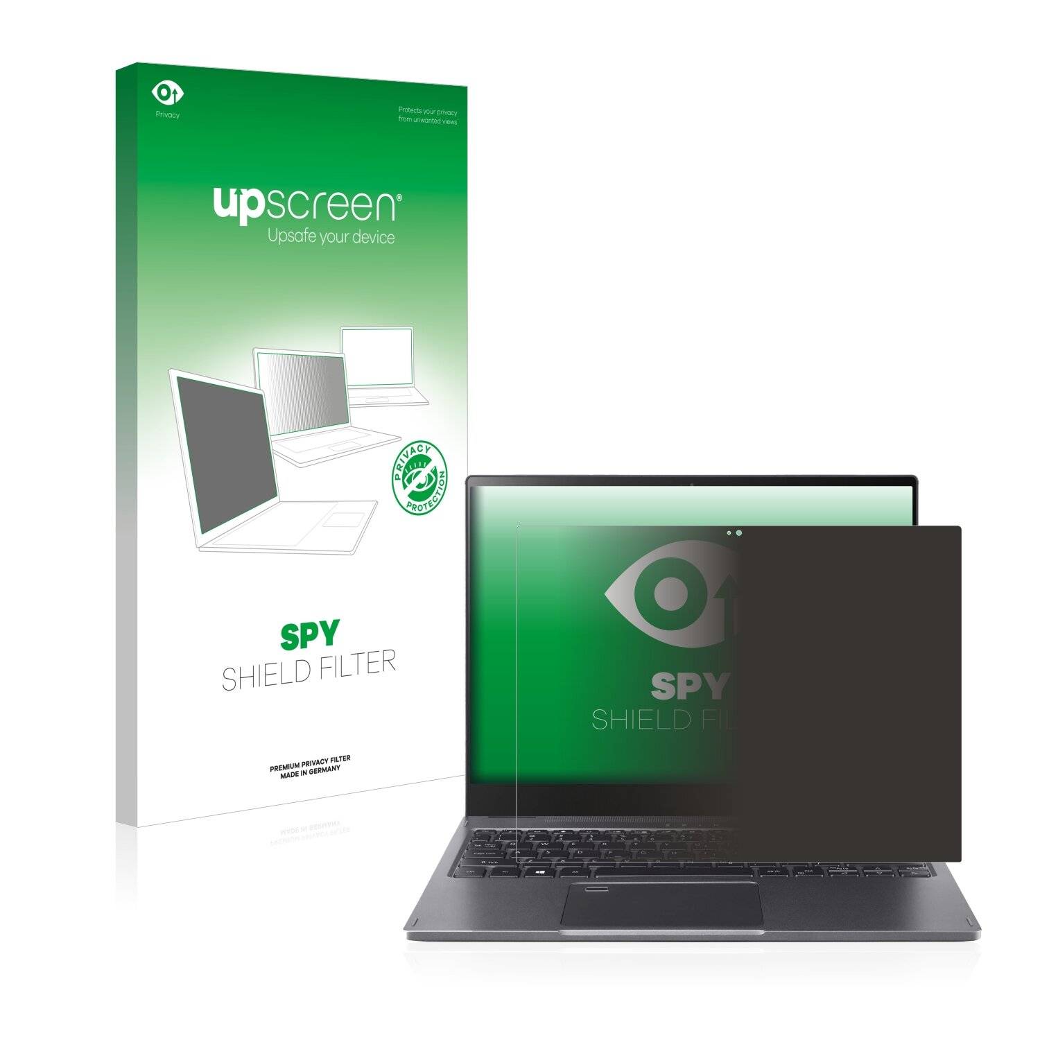 upscreen Spy Shield Filter Premium Blickschutzfilter für Acer Spin 5