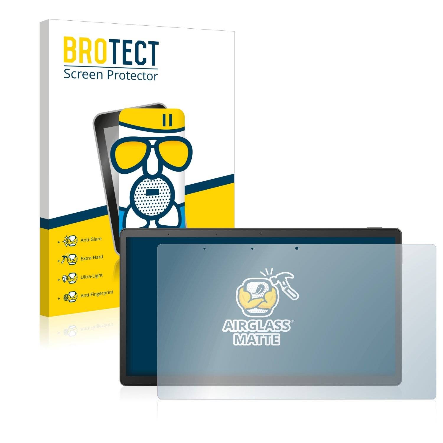 BROTECT AirGlass Matte Schutzglas Folie für Asus VivoBook 13 Slate