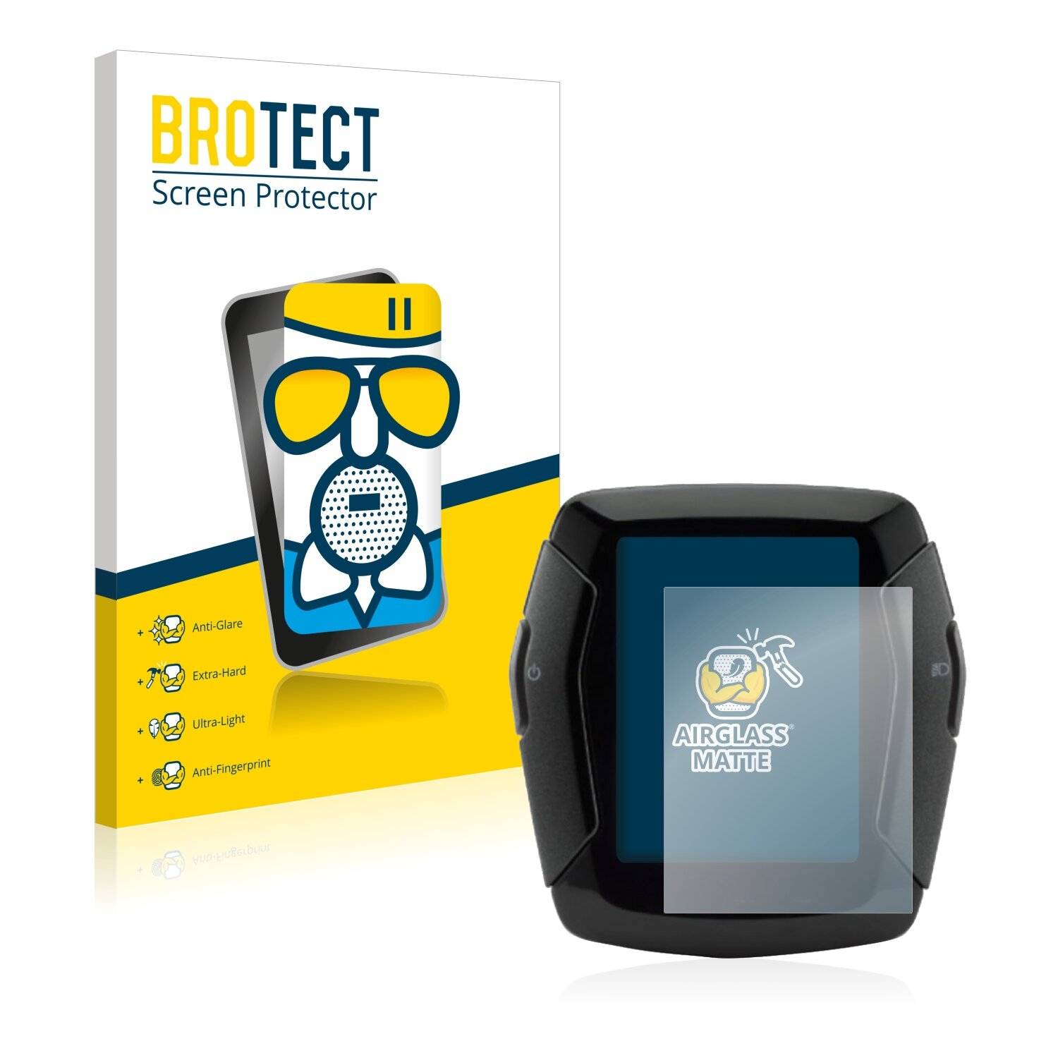 BROTECT AirGlass Matte Schutzglas Folie für Yamaha Display