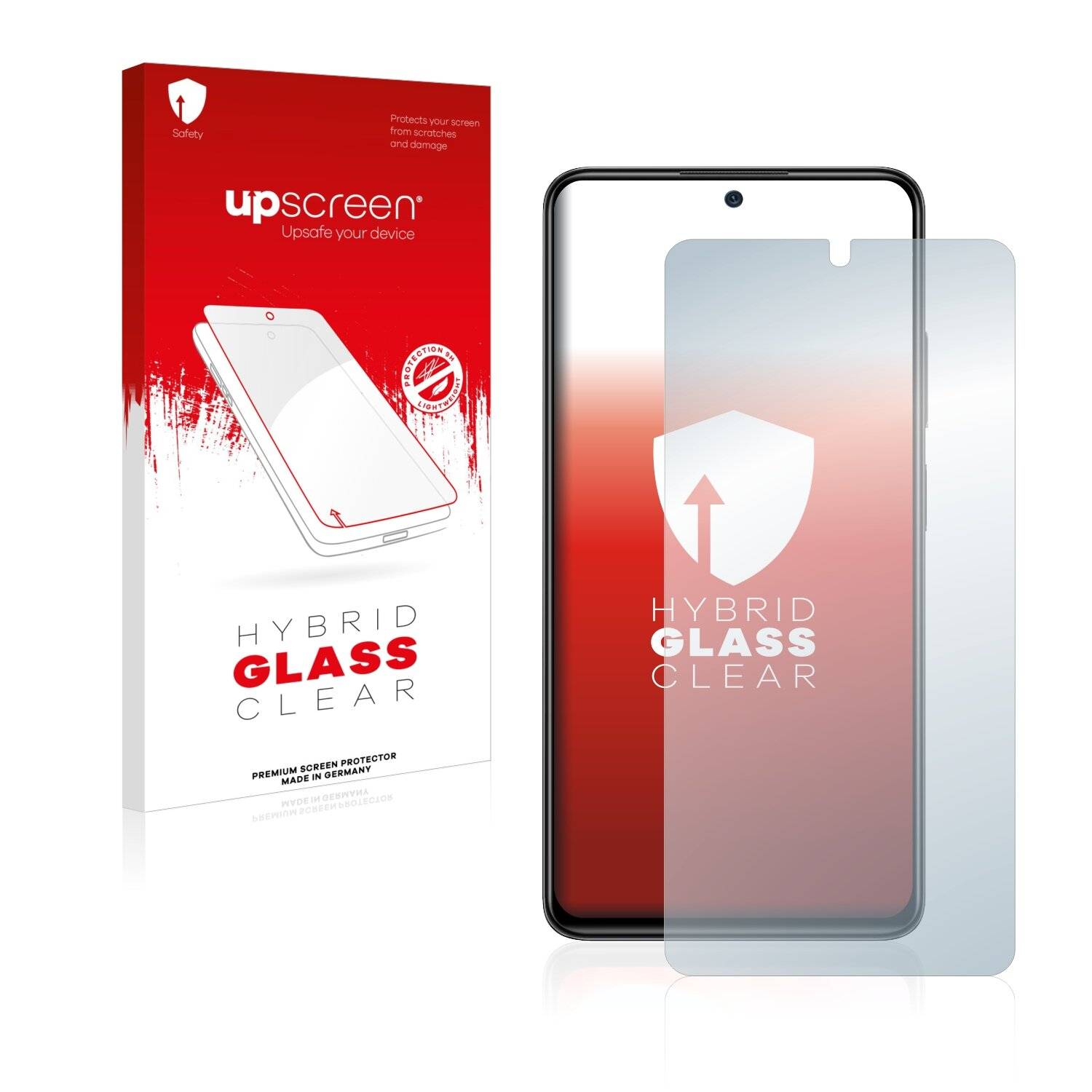 upscreen Hybrid Glass Clear Premium Schutzglas Folie für Xiaomi Redmi Note 11
