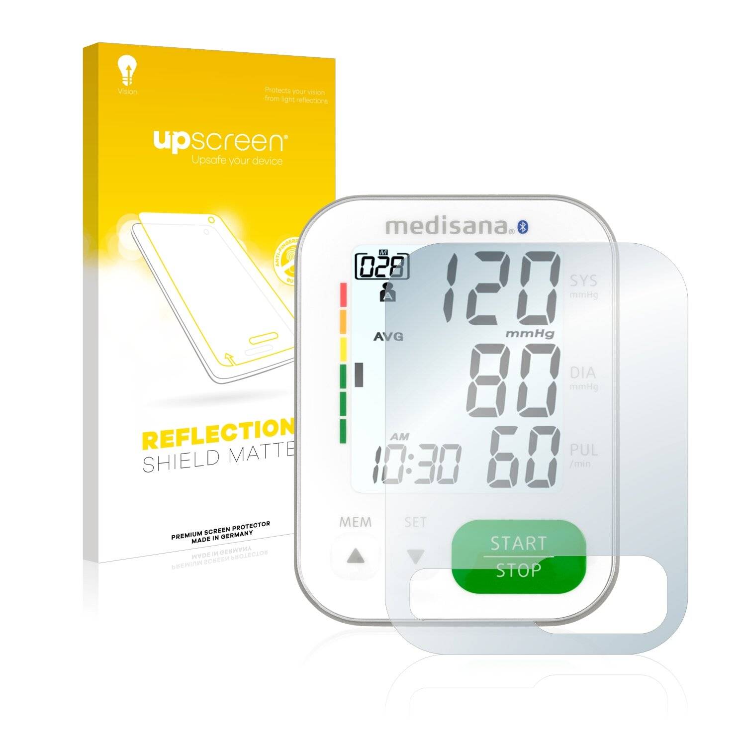 upscreen Reflection Shield Matte Premium Displayschutzfolie für Medisana BU 570