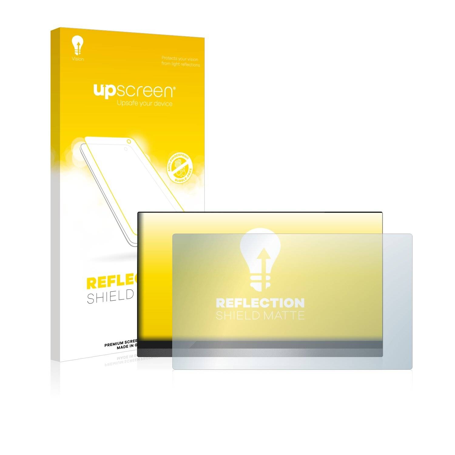 upscreen Reflection Shield Matte Premium Displayschutzfolie für Uperfect UP-15610-DE 4K