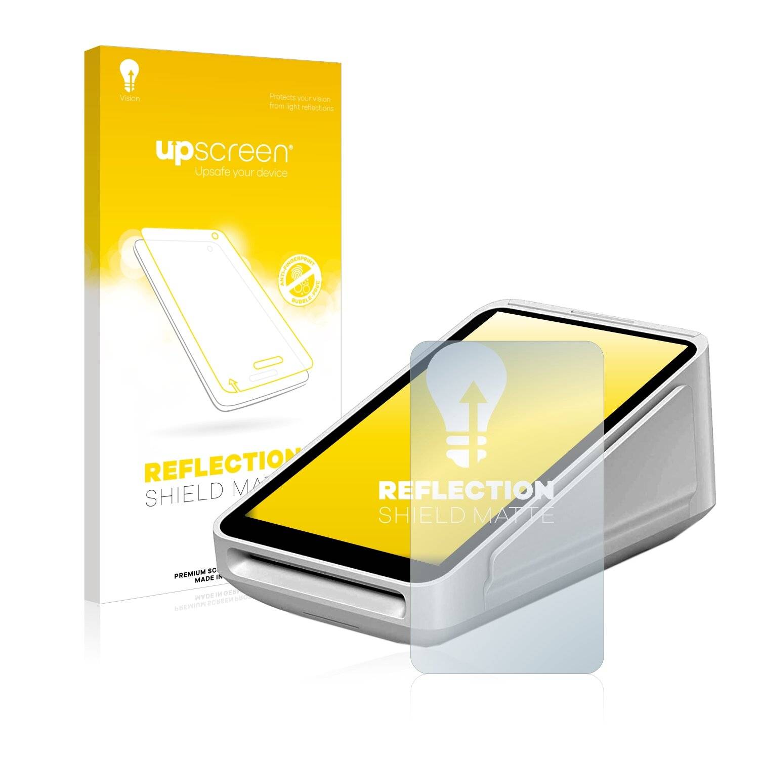 upscreen Reflection Shield Matte Premium Displayschutzfolie für Square