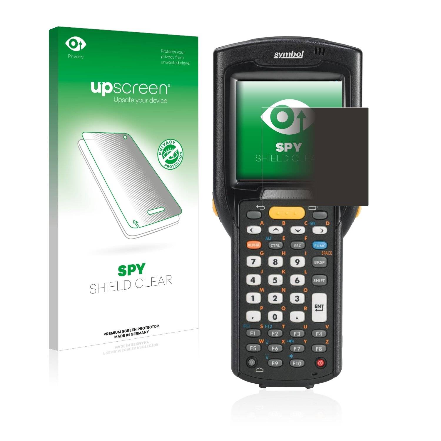 upscreen Spy Shield Clear Premium Blickschutzfolie für Zebra