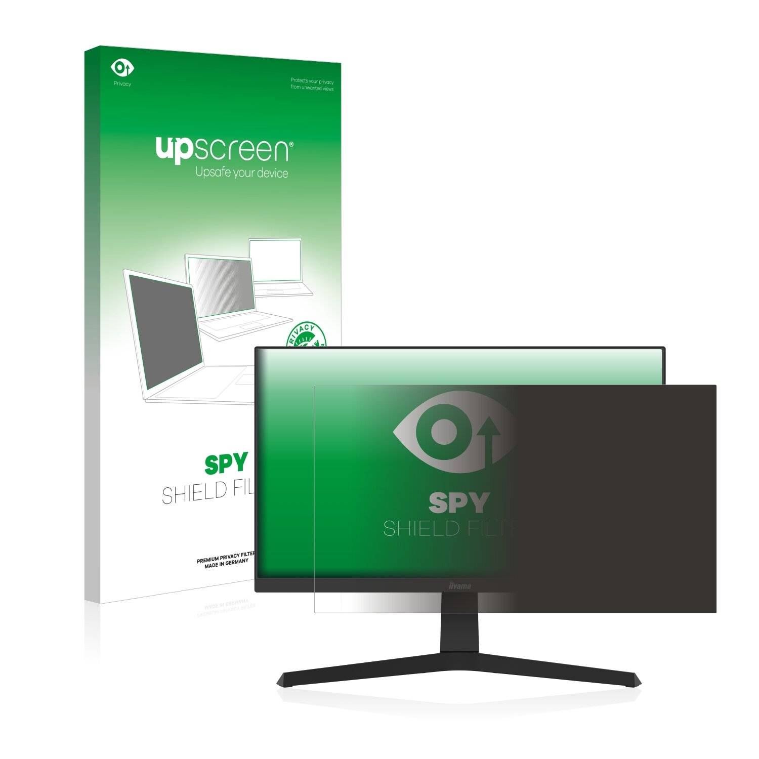upscreen Spy Shield Filter Premium Blickschutzfilter für Iiyama G-Master