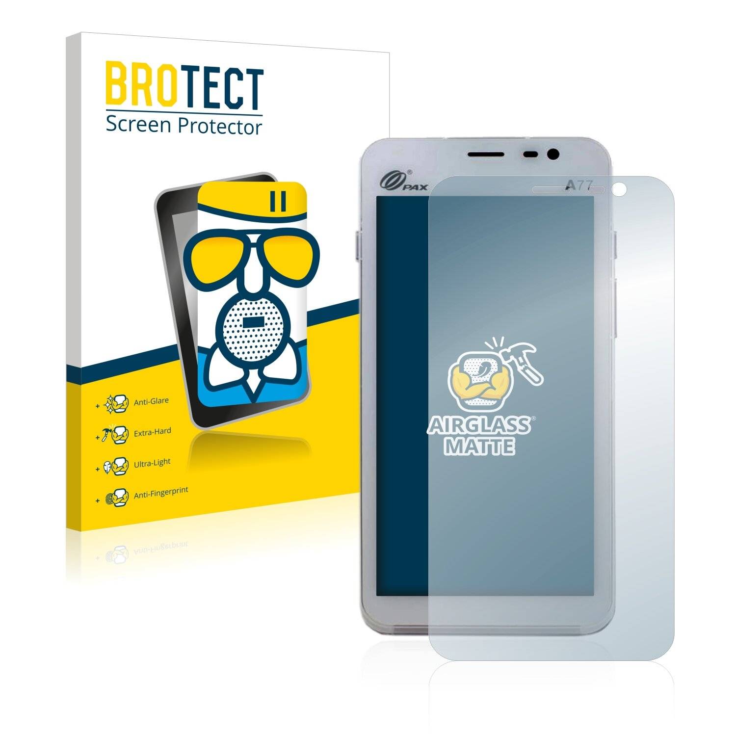 BROTECT AirGlass Matte Schutzglas Folie für Concardis Mobile
