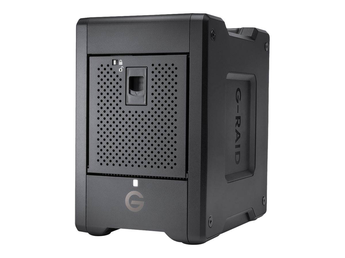 SanDisk Professional G-RAID SHUTTLE 4 - Festplatten-Array - 80 TB - 4 Schächte - HDD 20 TB x 4 - Thunderbolt 3, USB 3.