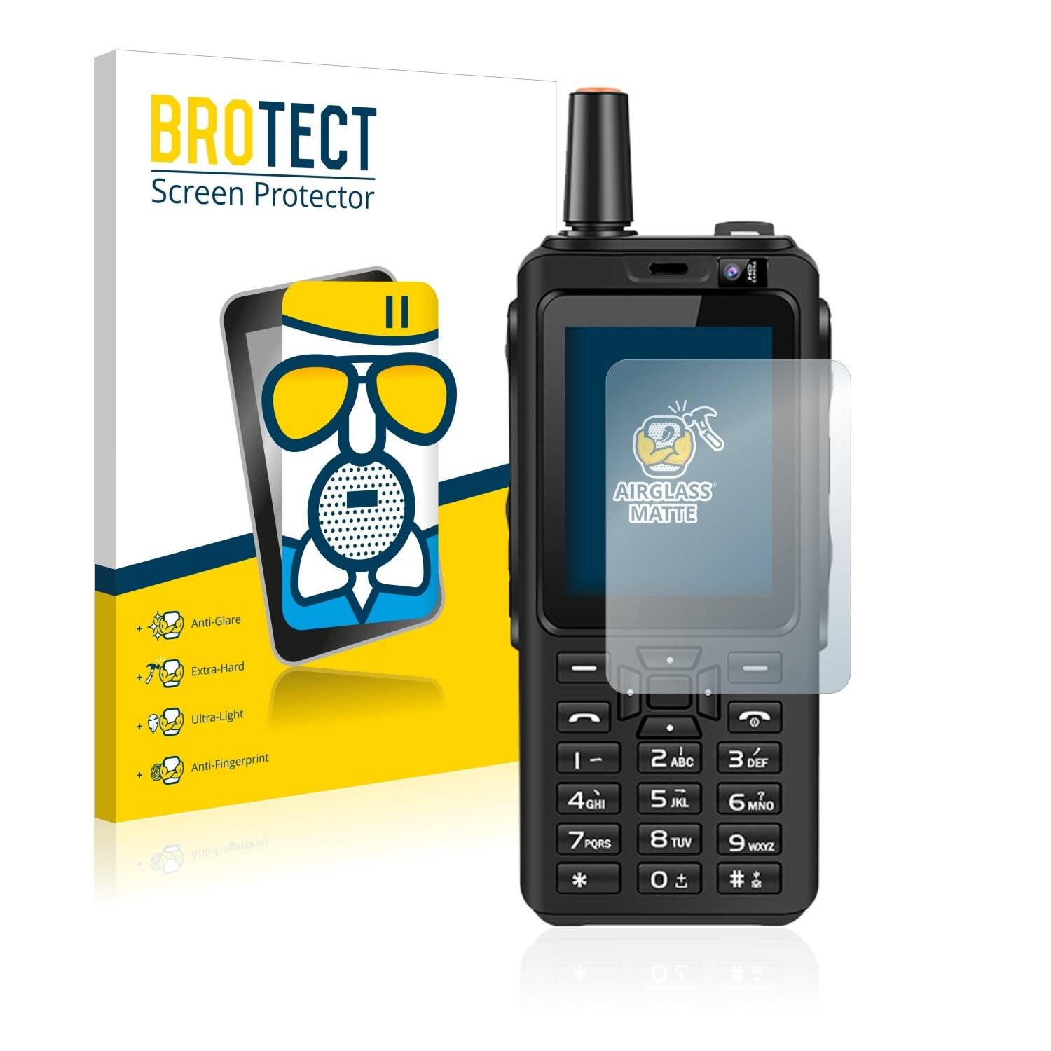 BROTECT AirGlass Matte Schutzglas Folie für Uniwa F40