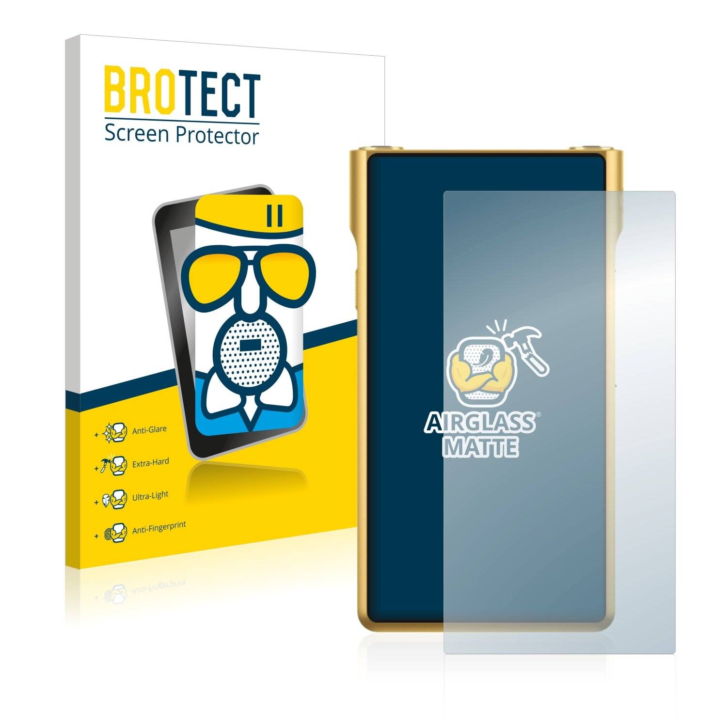BROTECT AirGlass Matte Schutzglas Folie für Sony Walkman